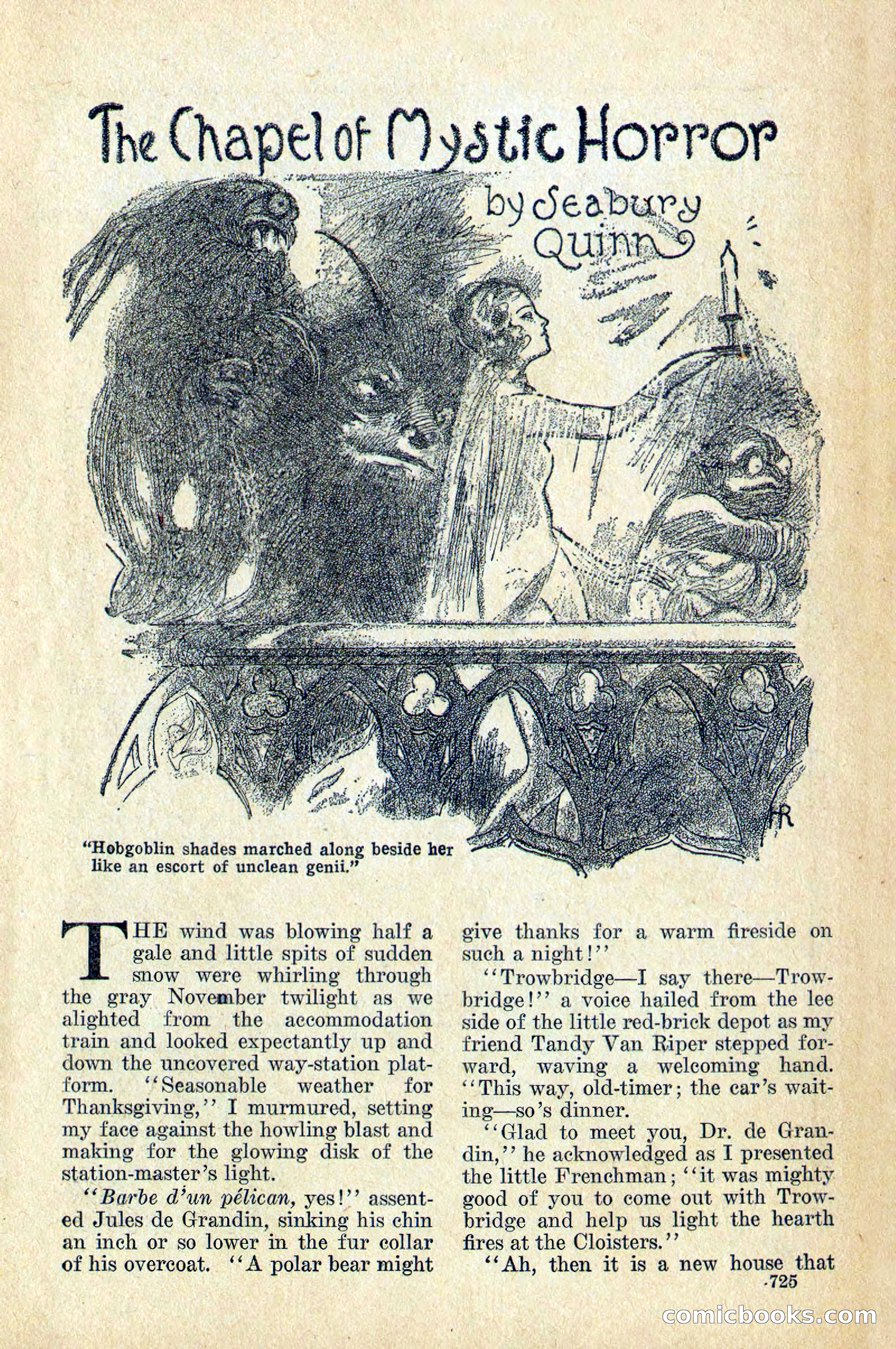 Weird Tales, Vol. 12, No. 6 — page 7 of 148