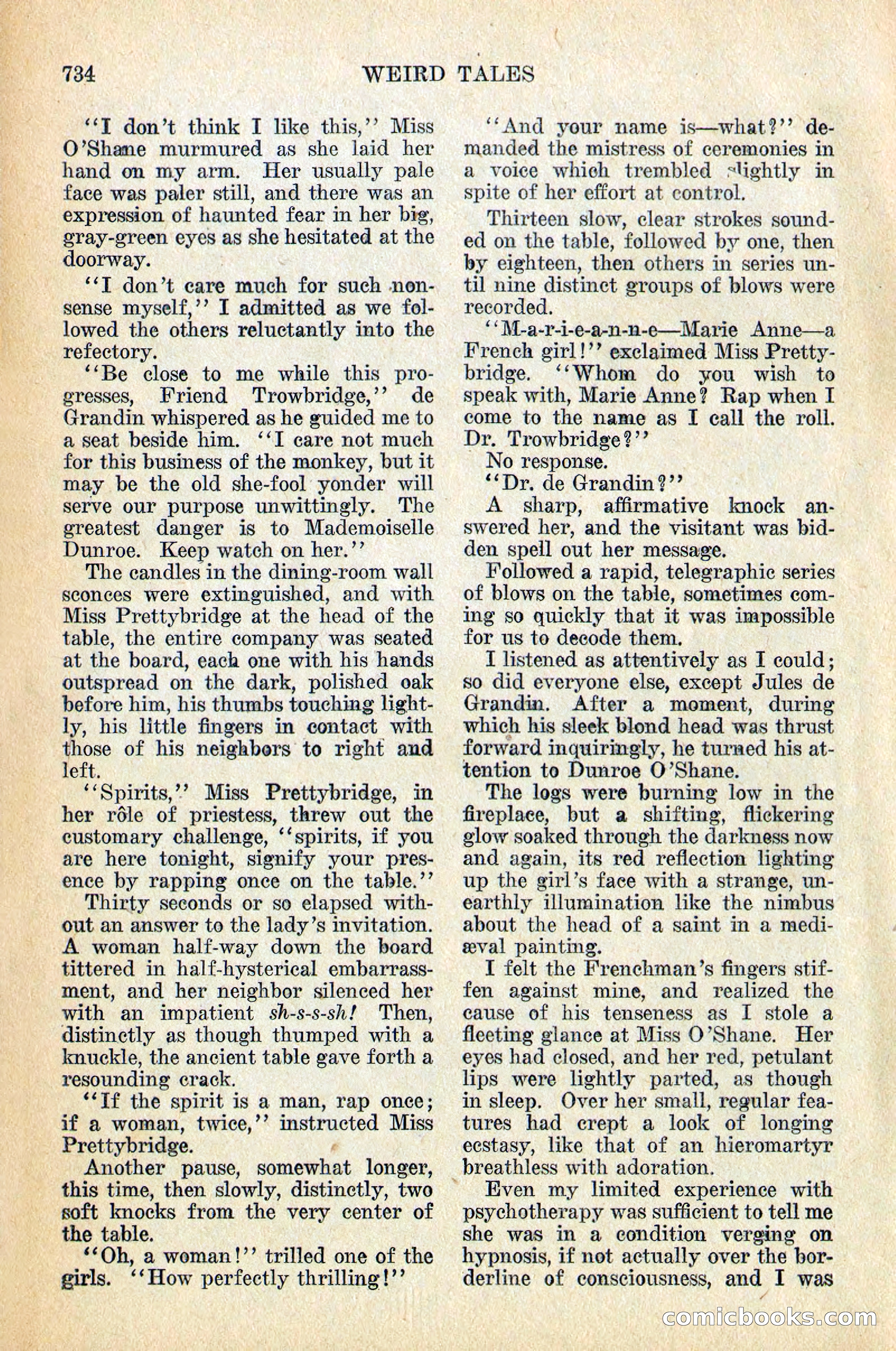 Weird Tales, Vol. 12, No. 6 — page 16 of 148