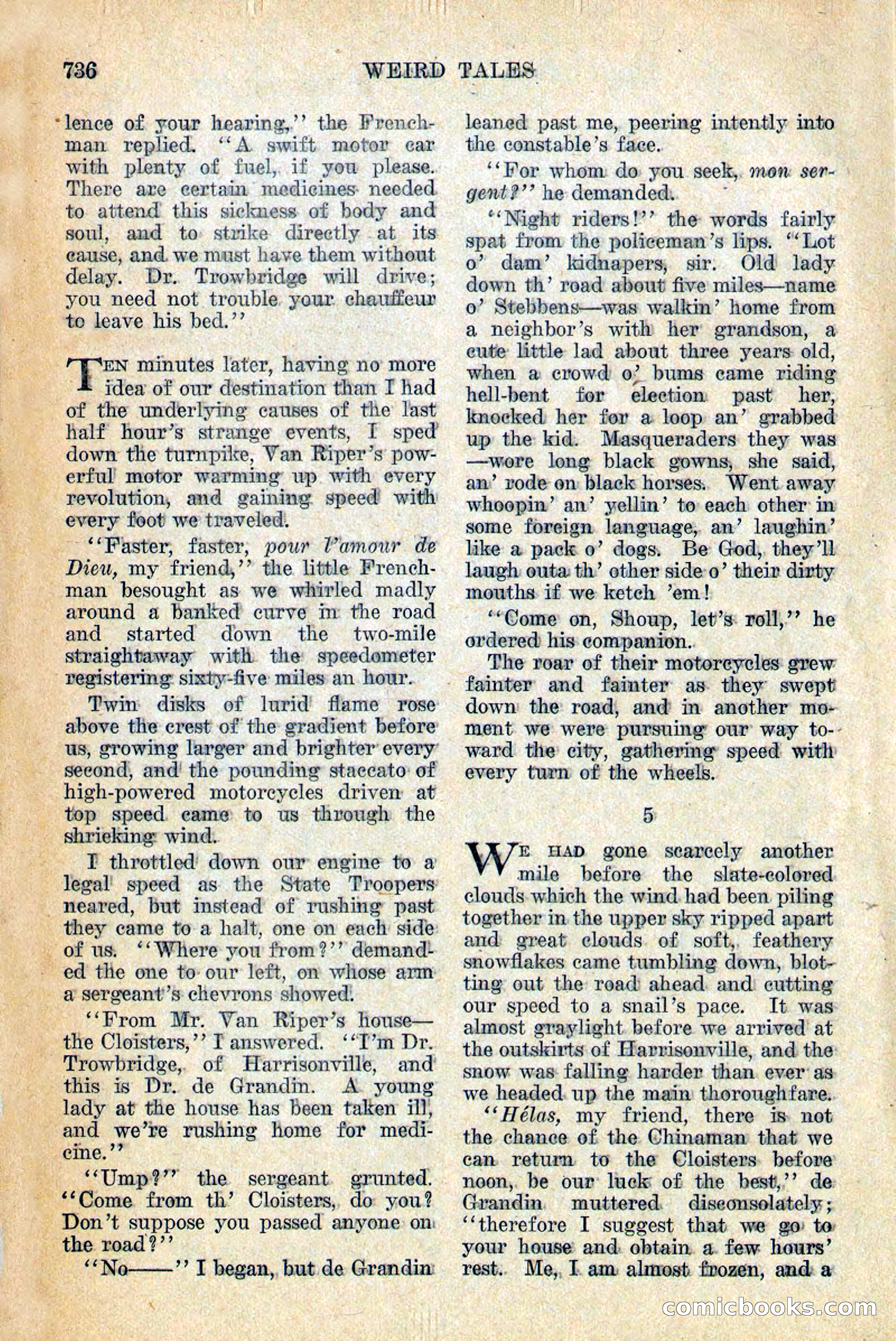 Weird Tales, Vol. 12, No. 6 — page 18 of 148