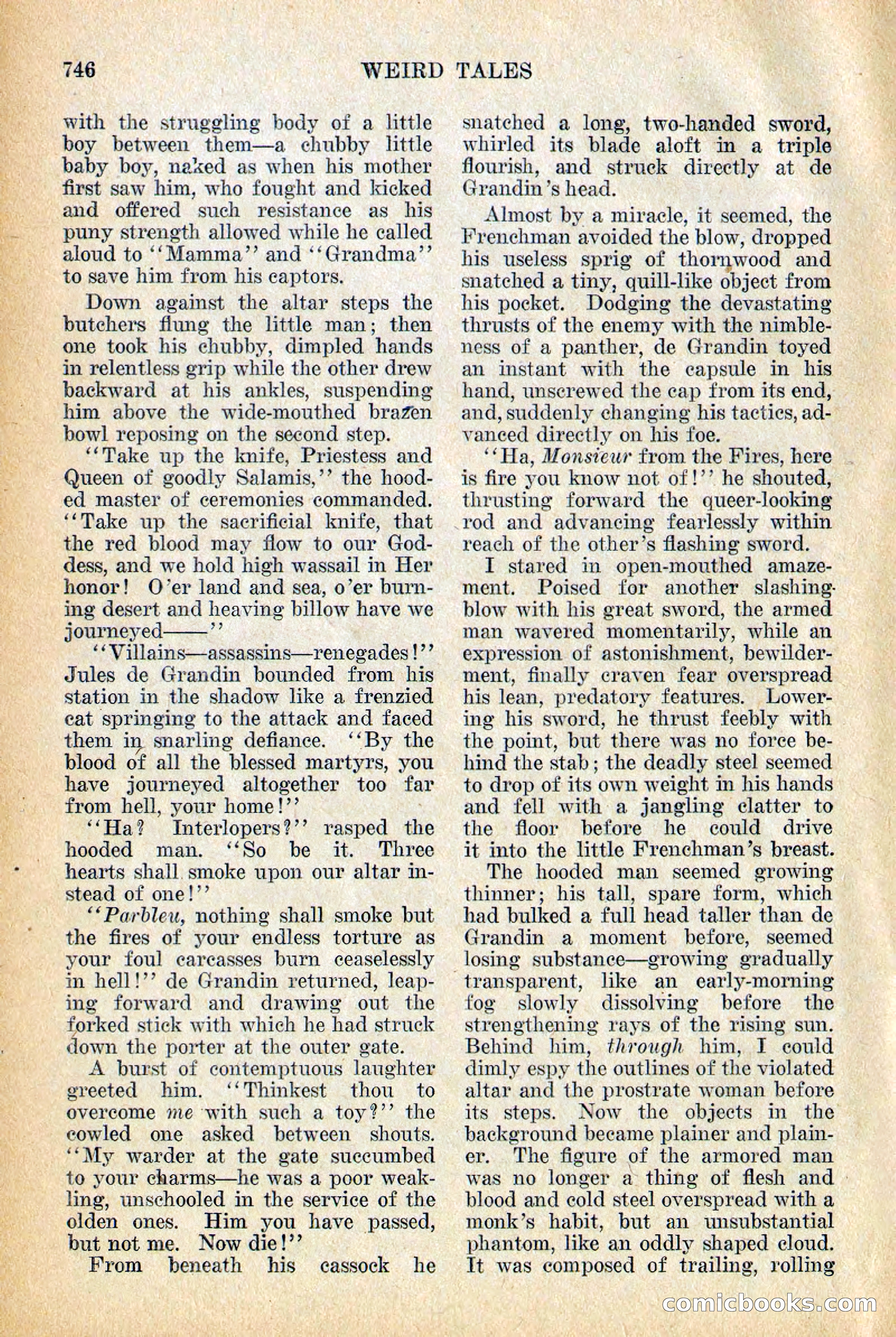 Weird Tales, Vol. 12, No. 6 — page 28 of 148