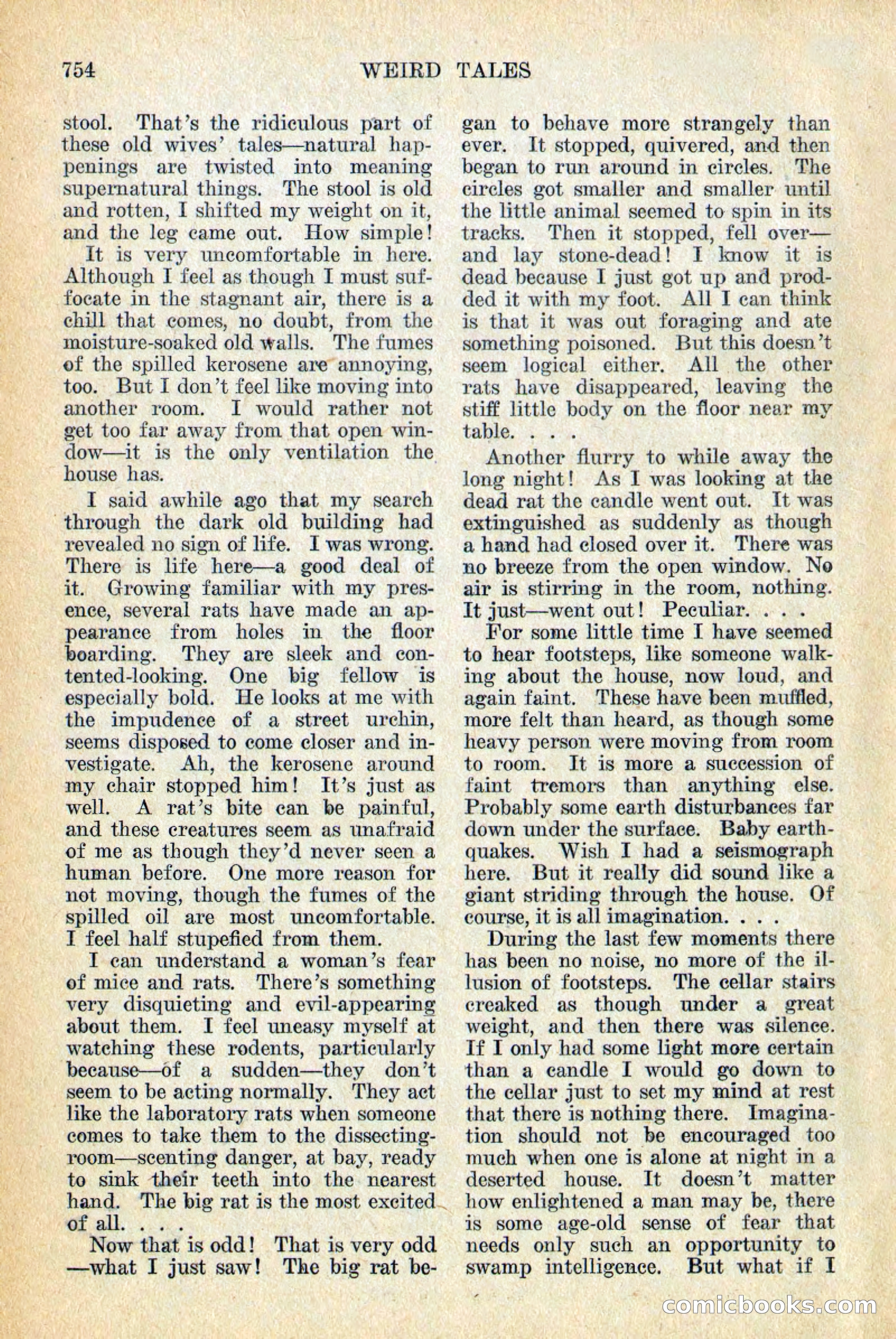 Weird Tales, Vol. 12, No. 6 — page 36 of 148