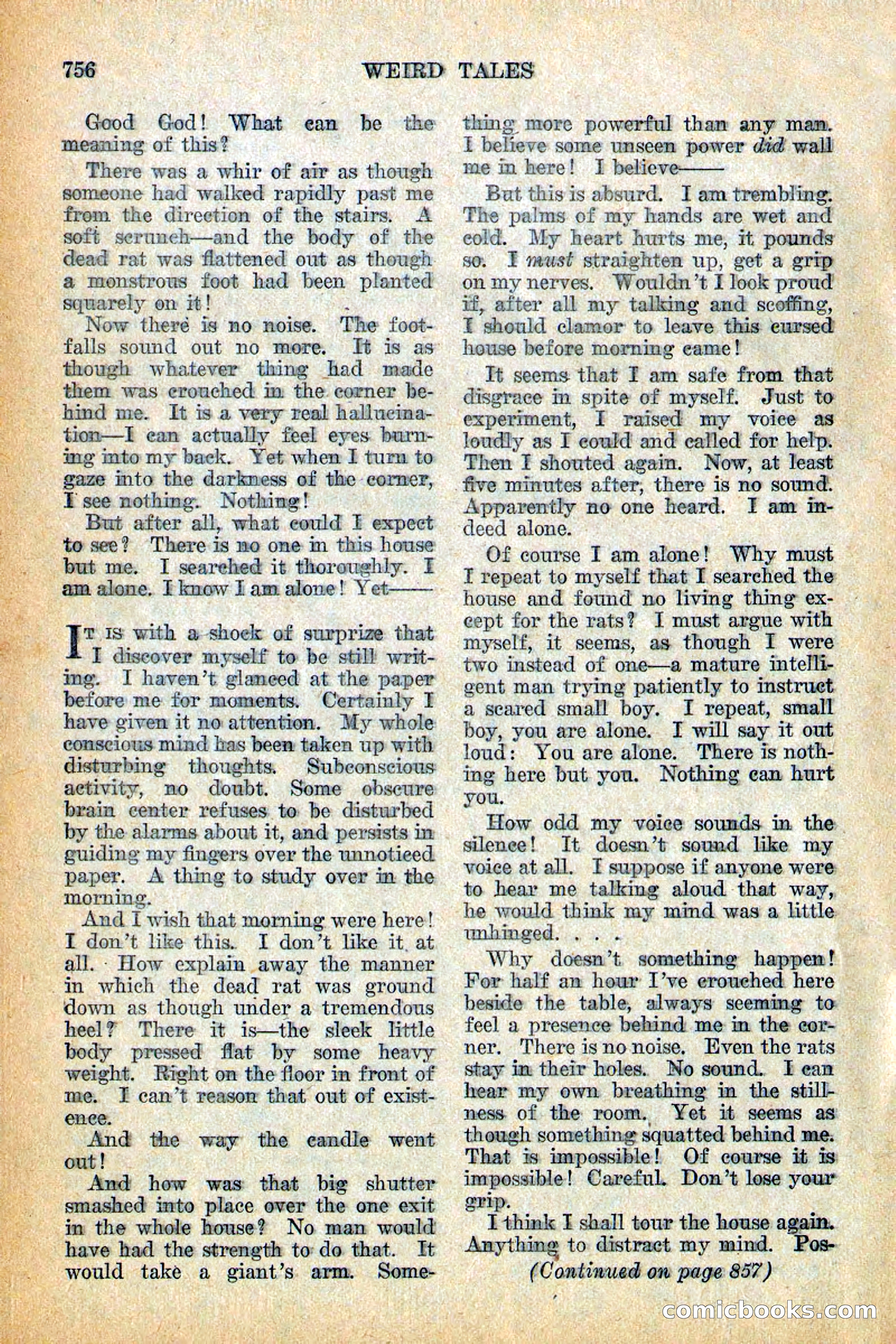Weird Tales, Vol. 12, No. 6 — page 38 of 148