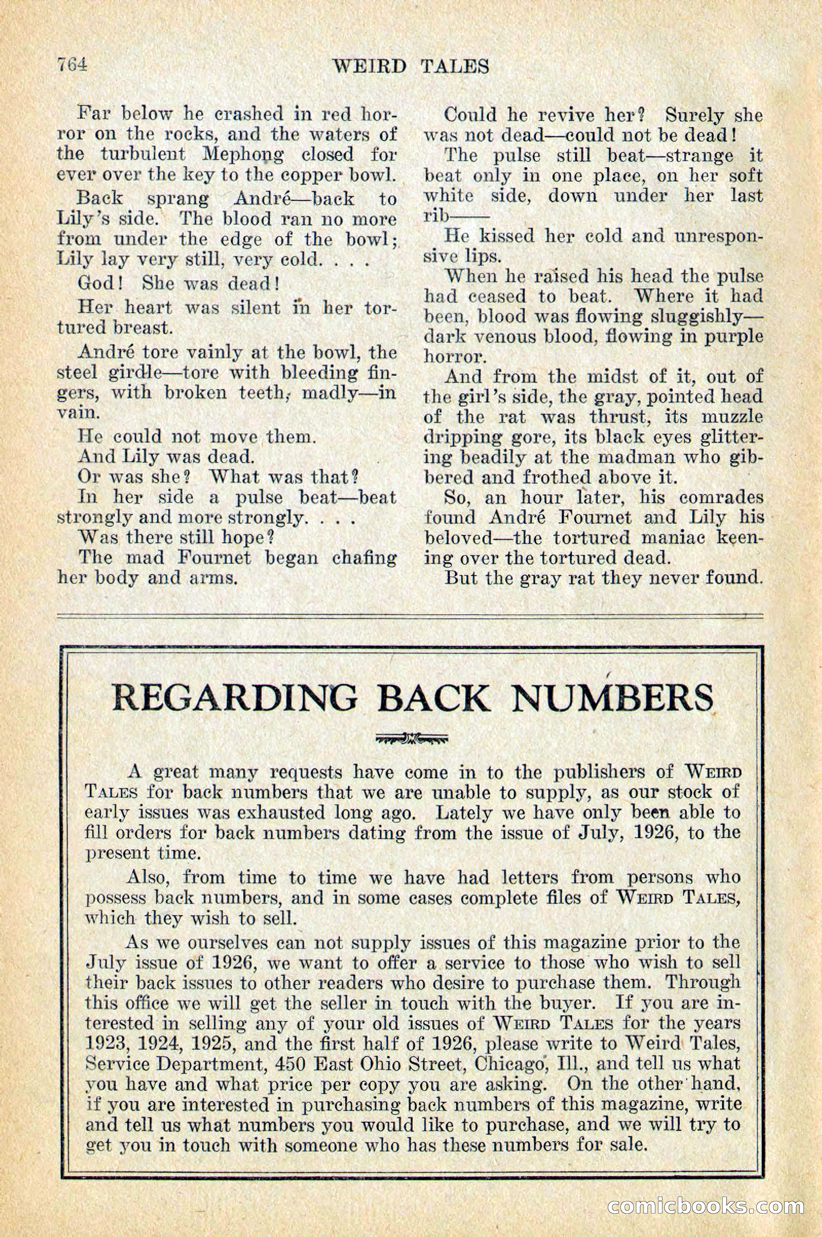 Weird Tales, Vol. 12, No. 6 — page 46 of 148