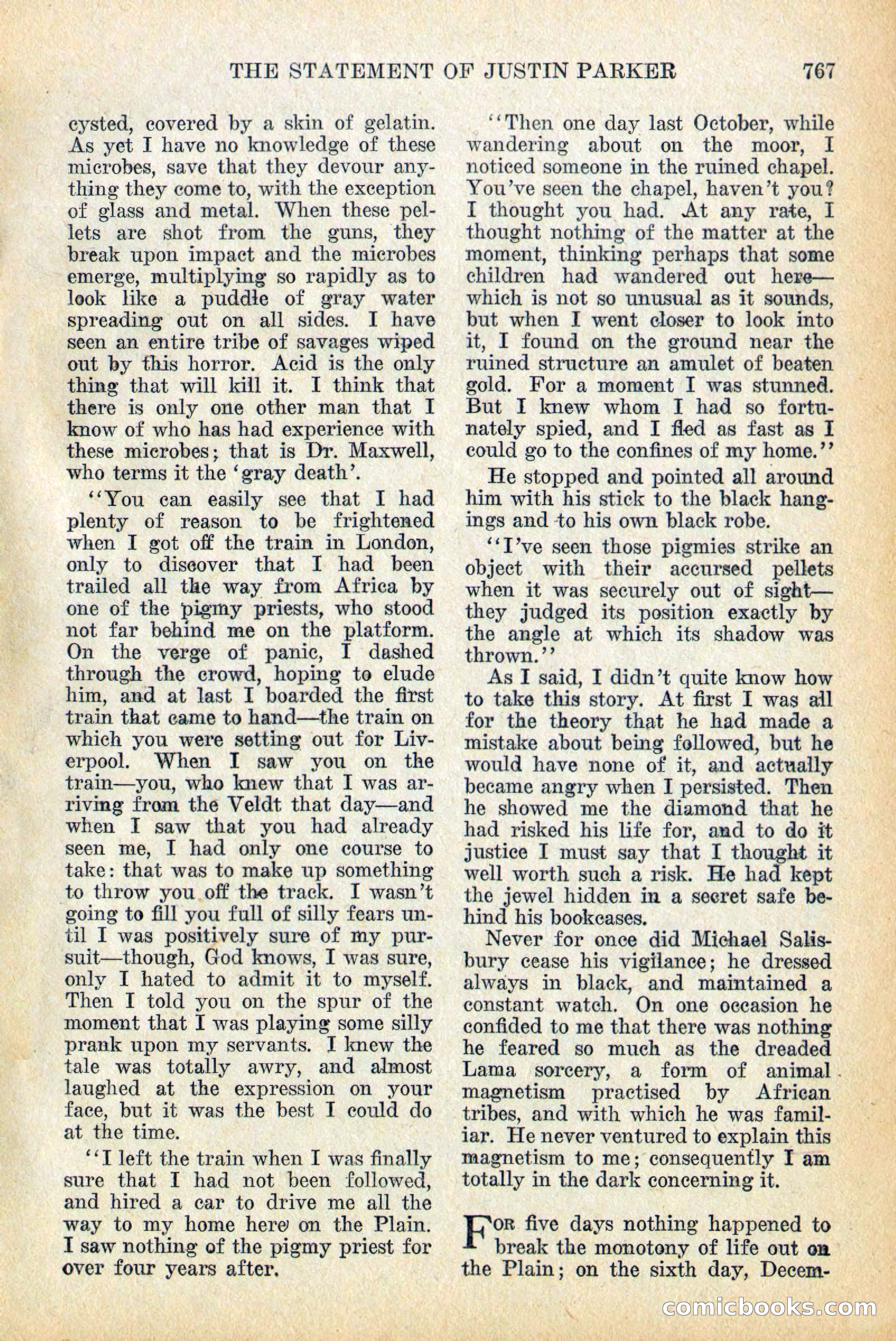 Weird Tales, Vol. 12, No. 6 — page 49 of 148