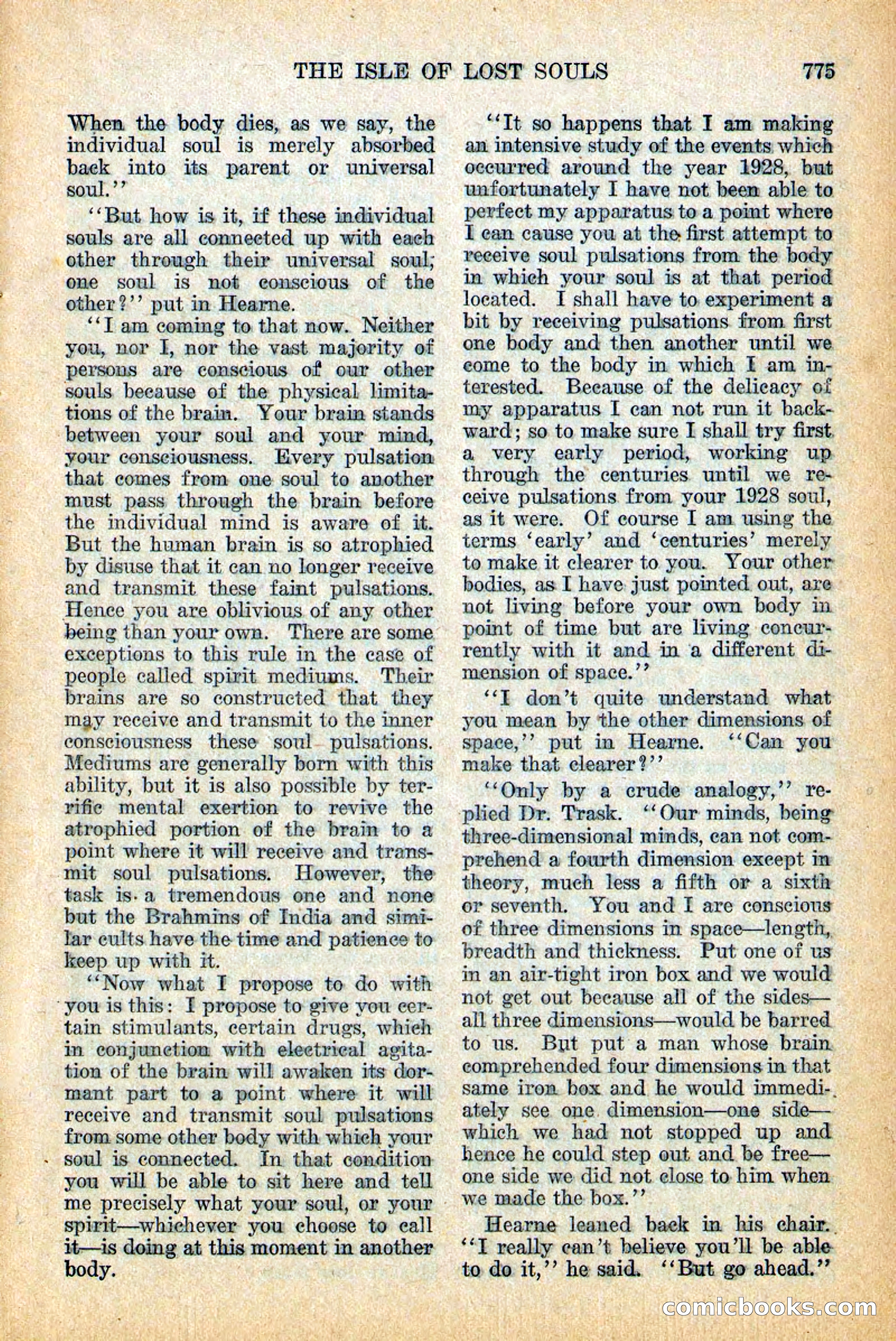 Weird Tales, Vol. 12, No. 6 — page 57 of 148