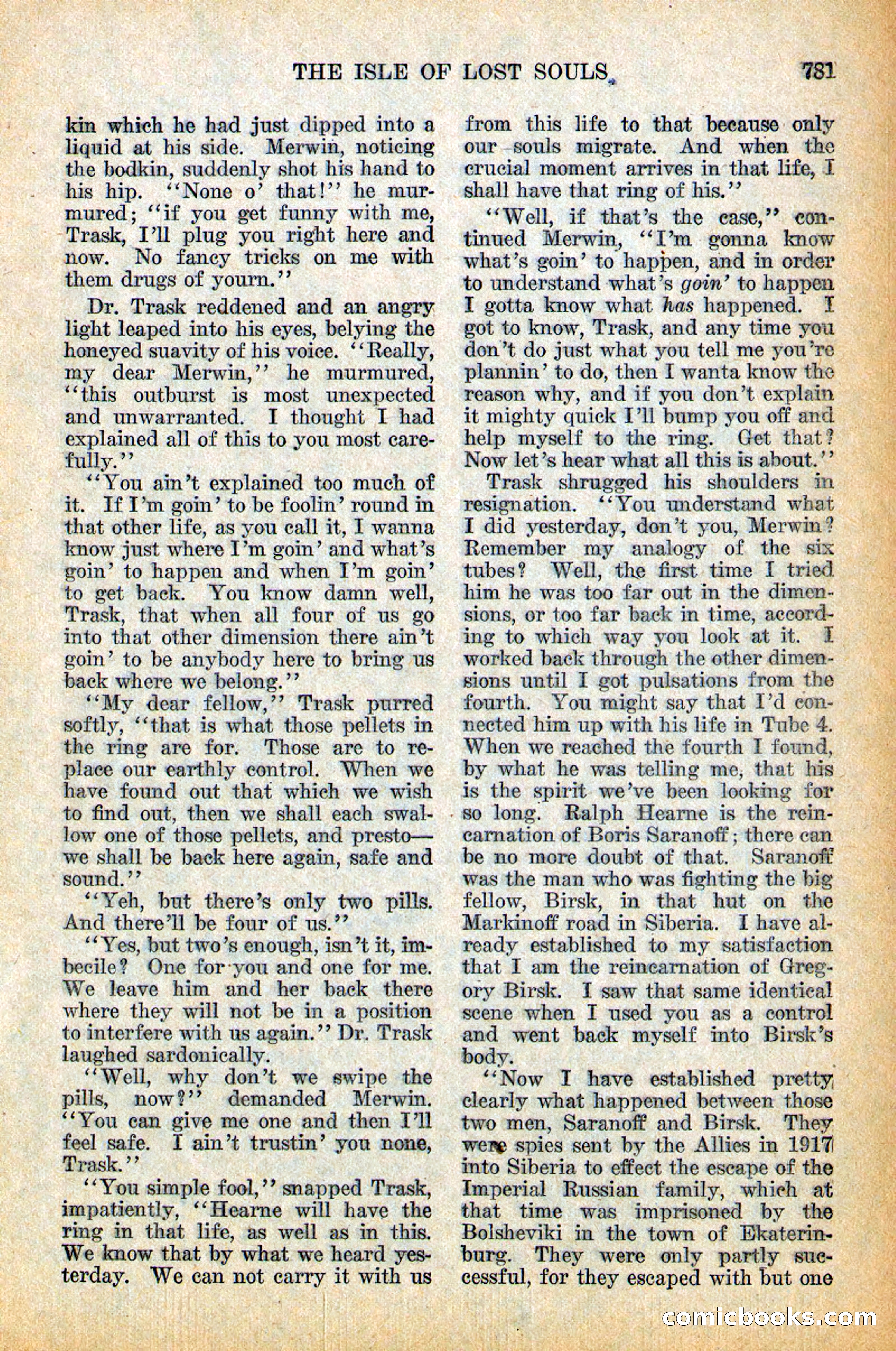Weird Tales, Vol. 12, No. 6 — page 63 of 148