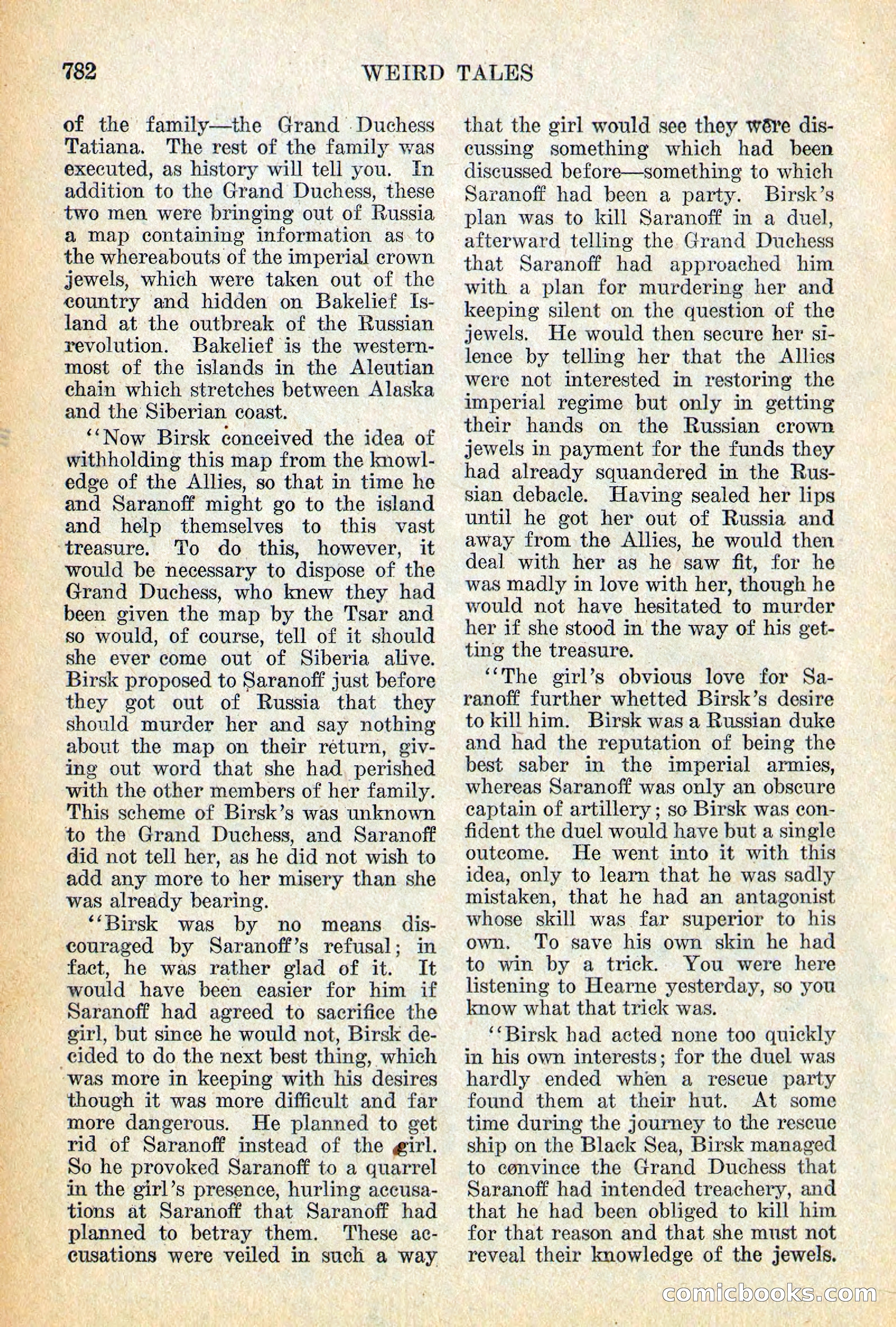 Weird Tales, Vol. 12, No. 6 — page 64 of 148