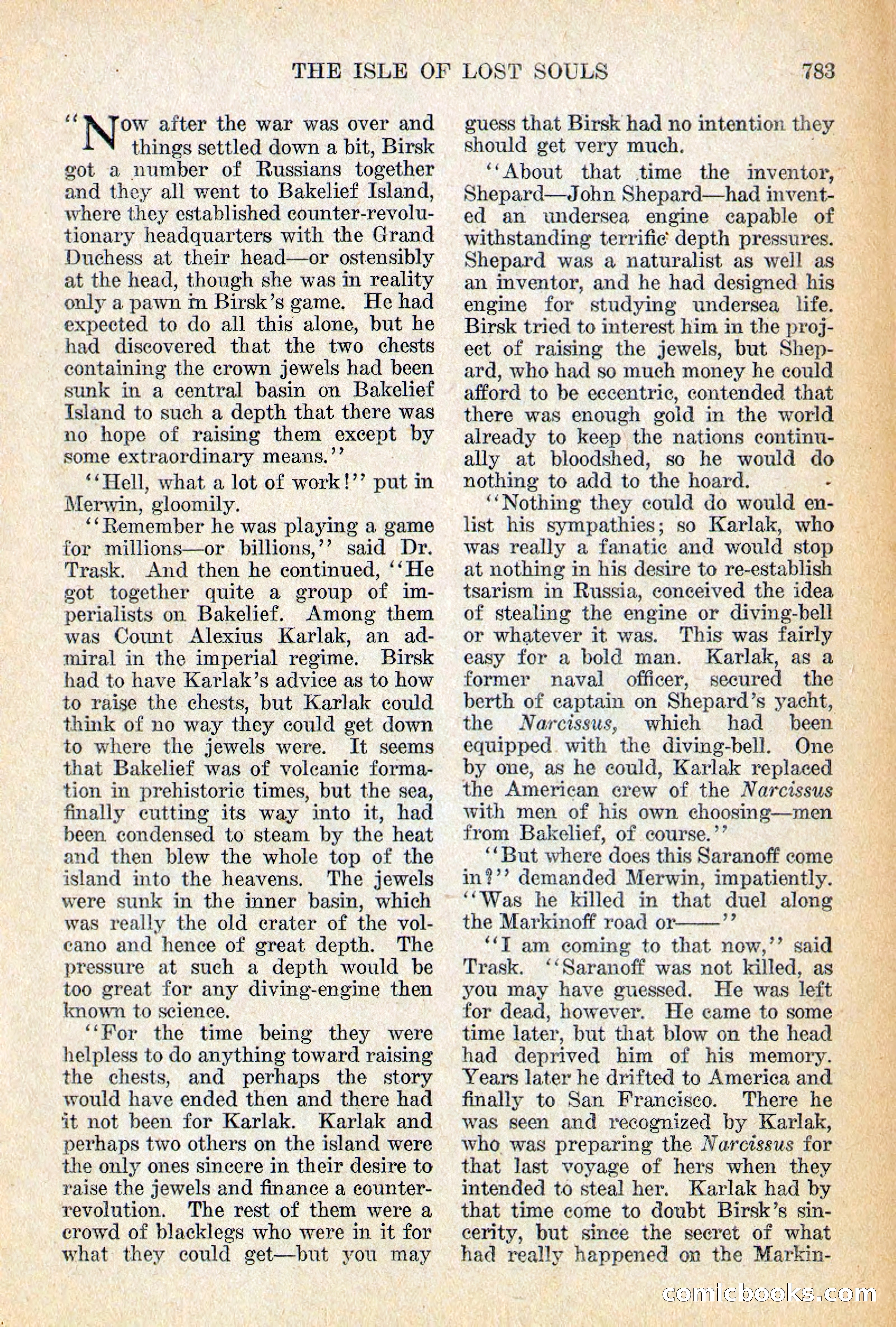 Weird Tales, Vol. 12, No. 6 — page 65 of 148