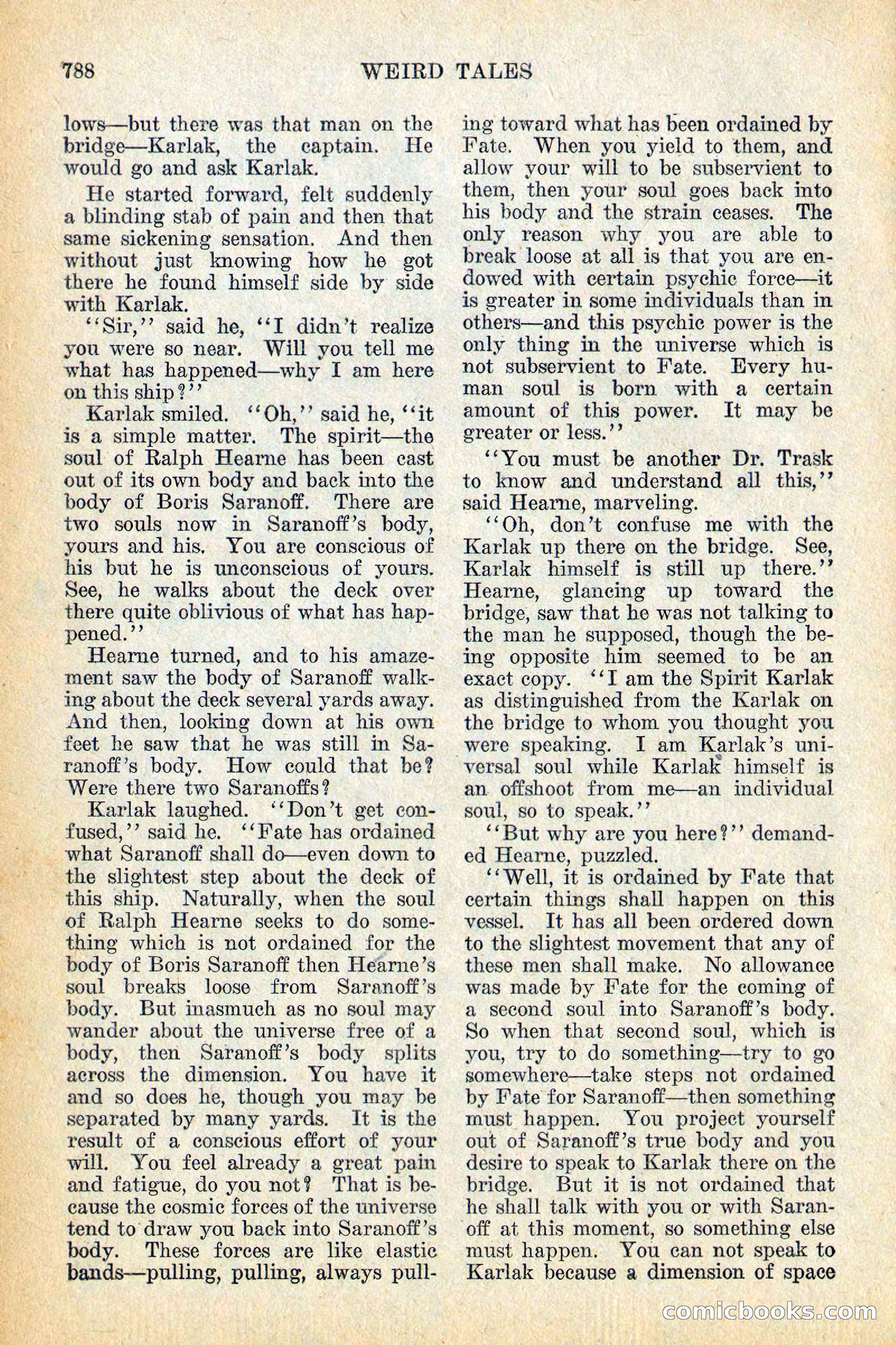 Weird Tales, Vol. 12, No. 6 — page 70 of 148