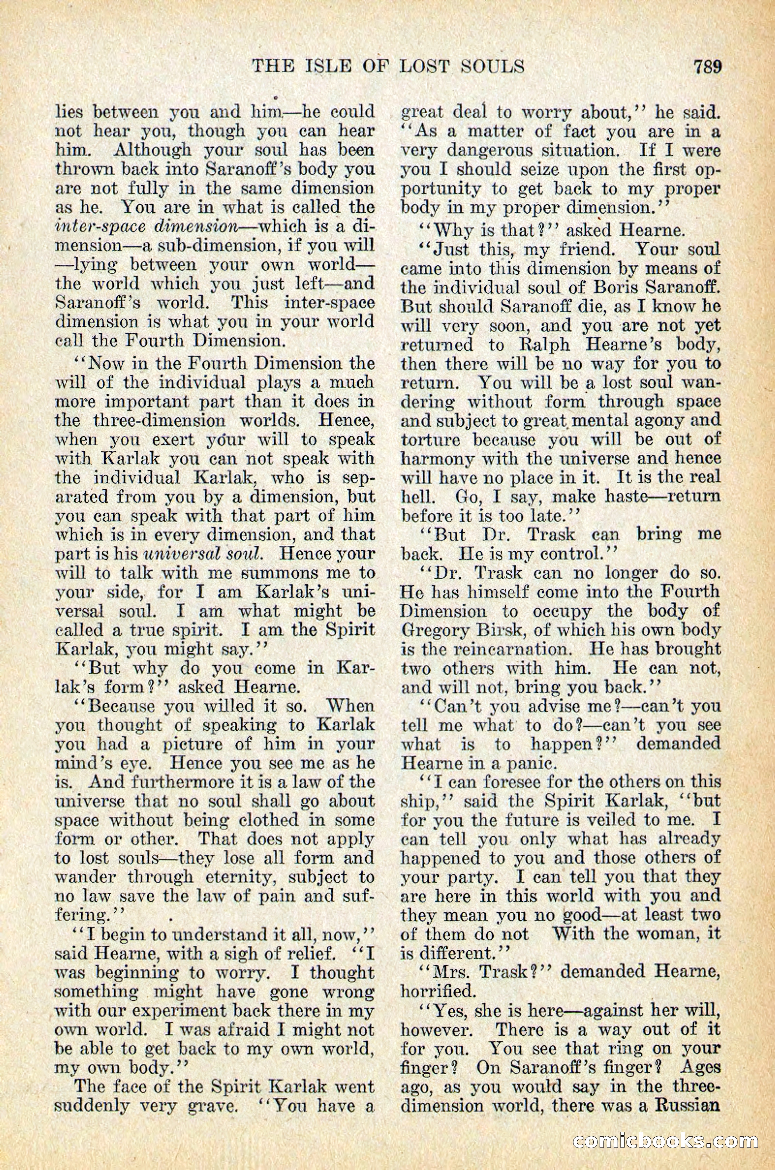 Weird Tales, Vol. 12, No. 6 — page 71 of 148