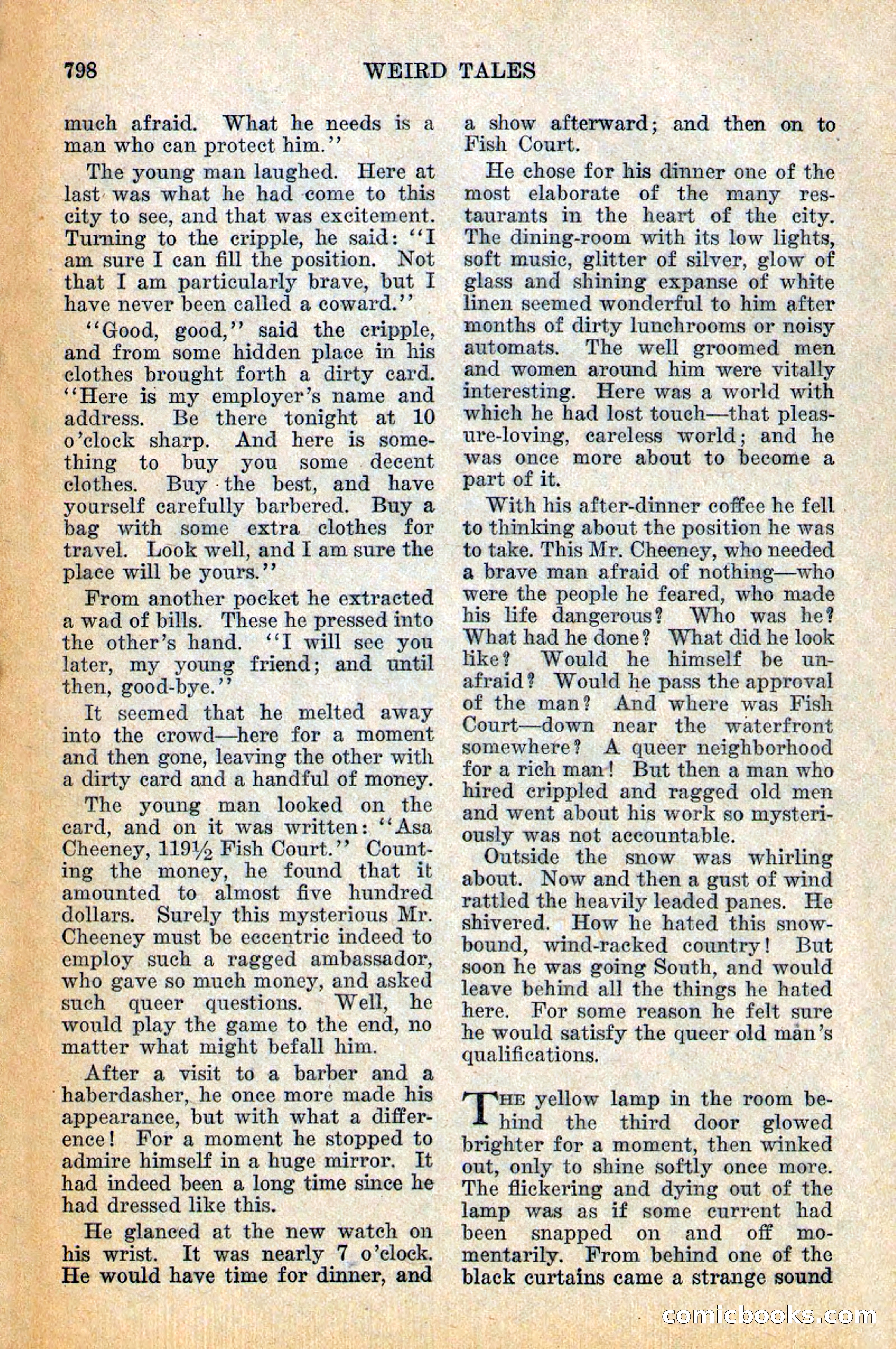 Weird Tales, Vol. 12, No. 6 — page 80 of 148