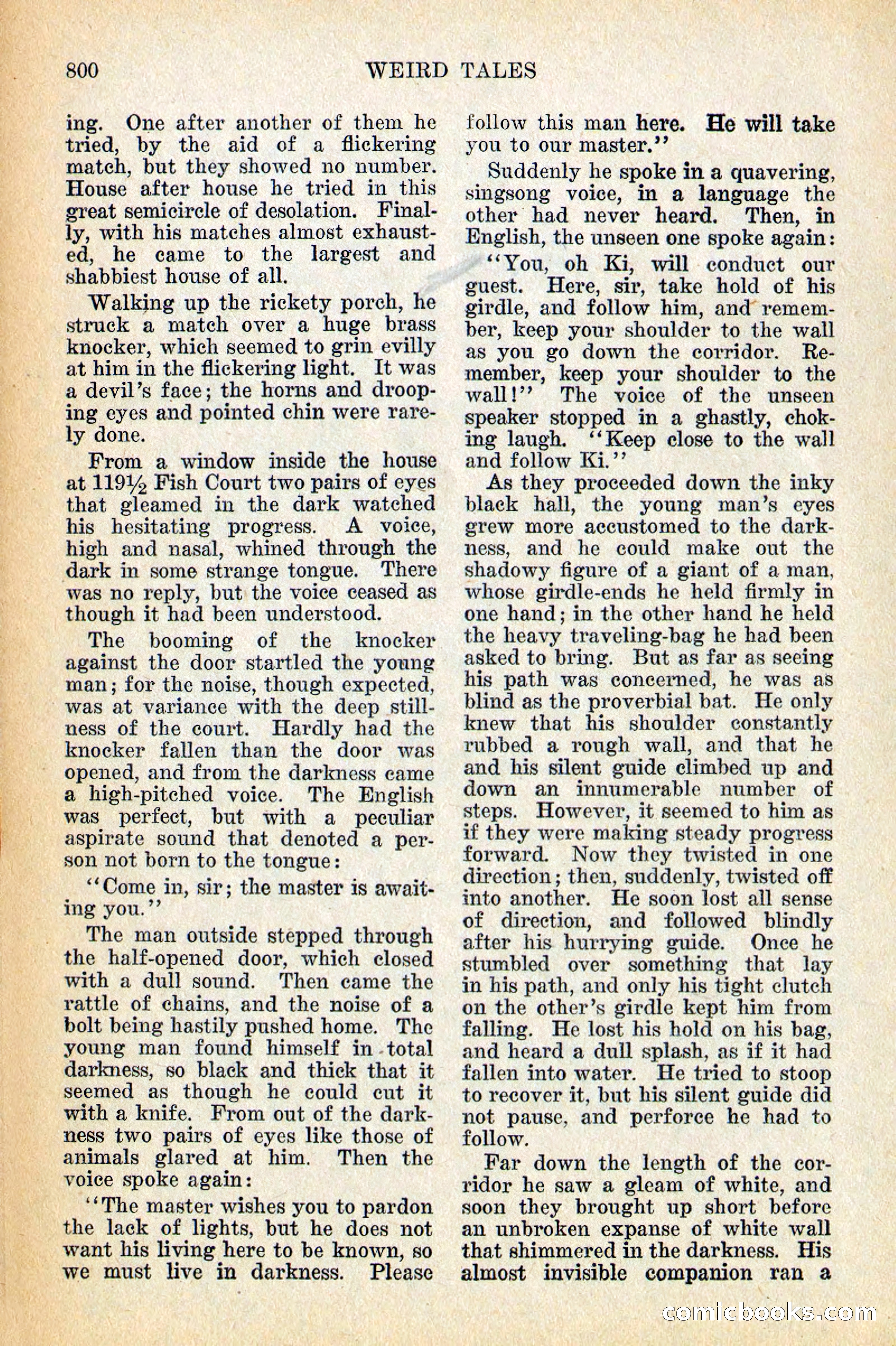 Weird Tales, Vol. 12, No. 6 — page 82 of 148