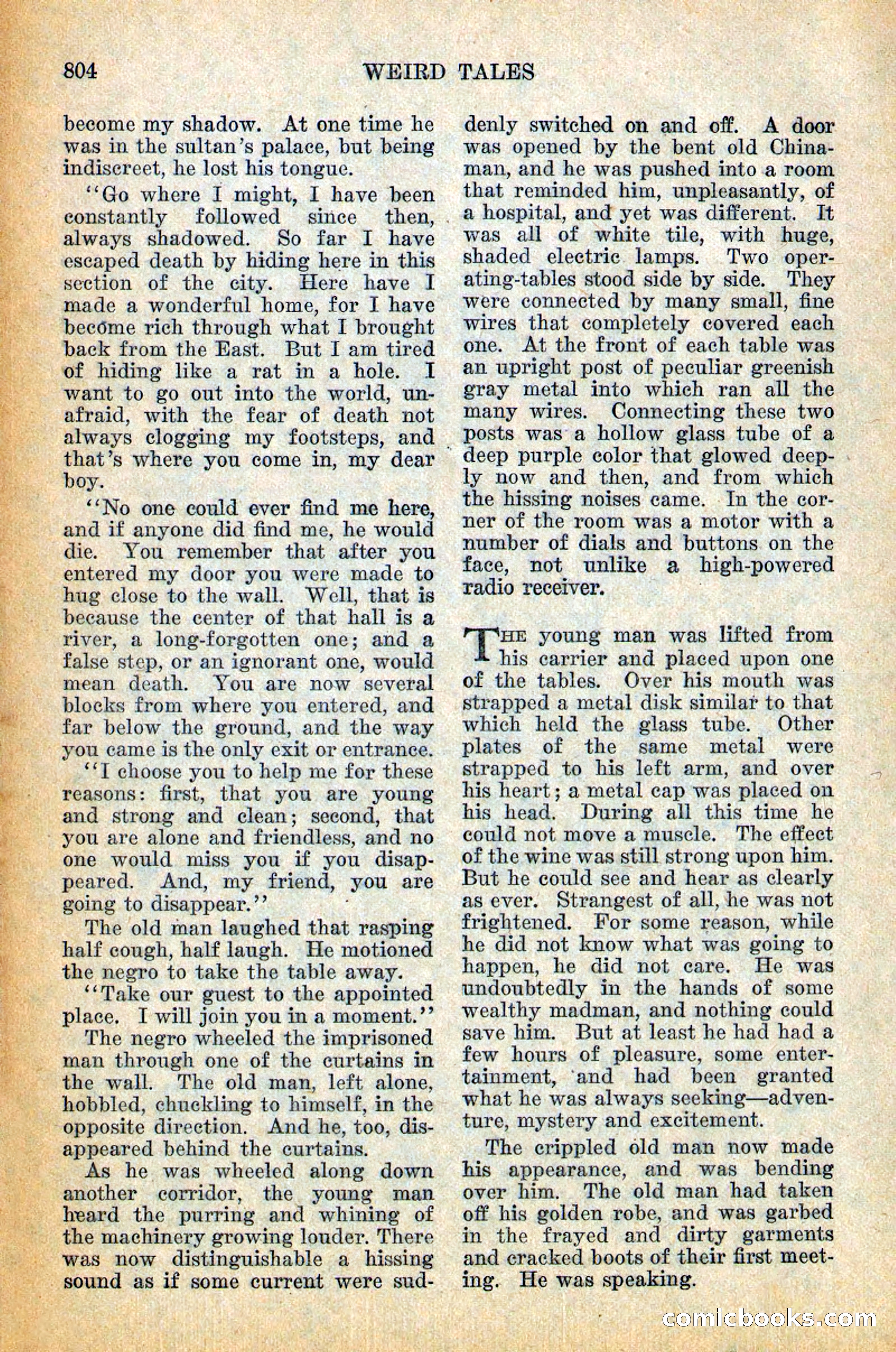 Weird Tales, Vol. 12, No. 6 — page 86 of 148