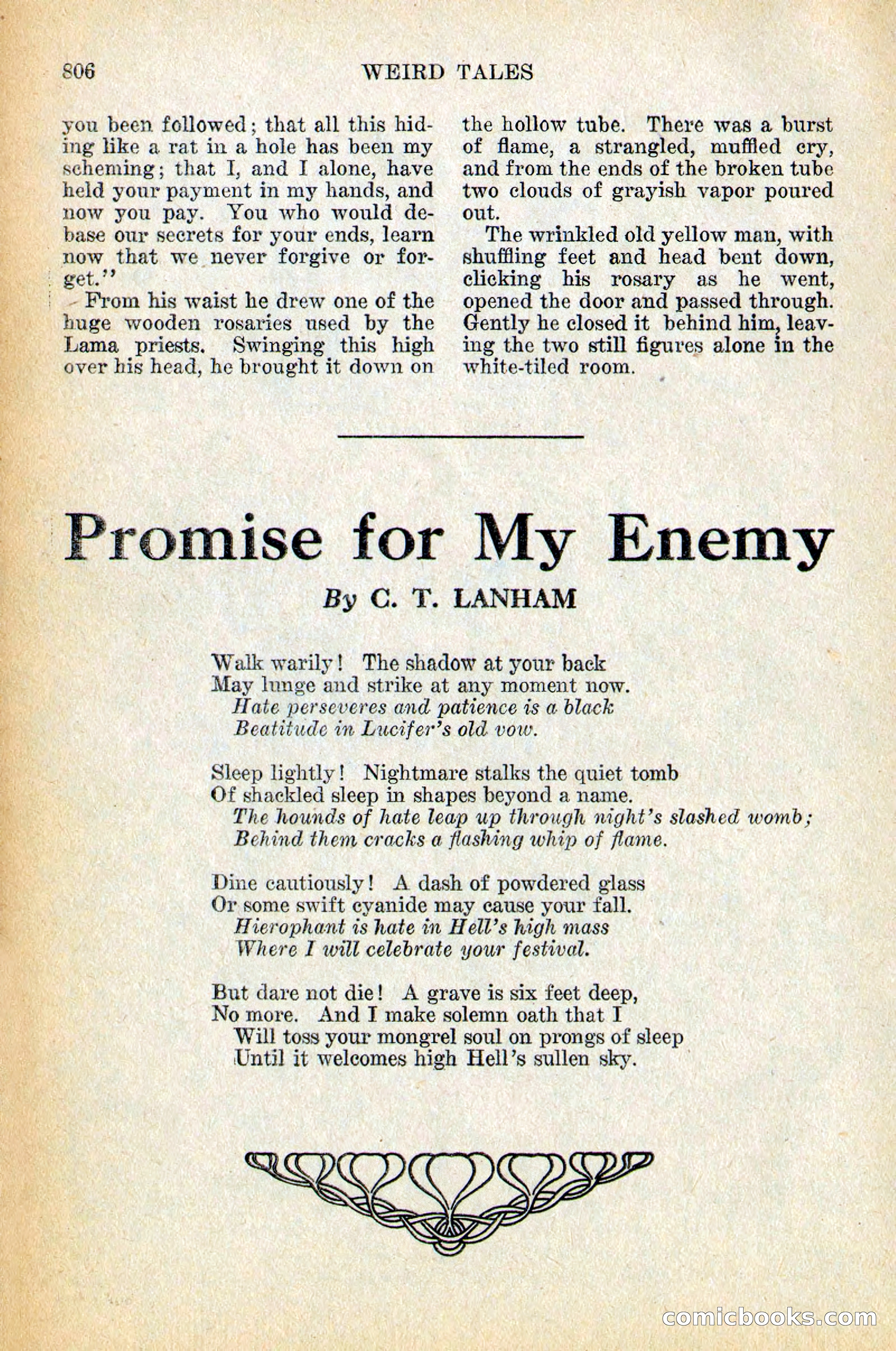 Weird Tales, Vol. 12, No. 6 — page 88 of 148