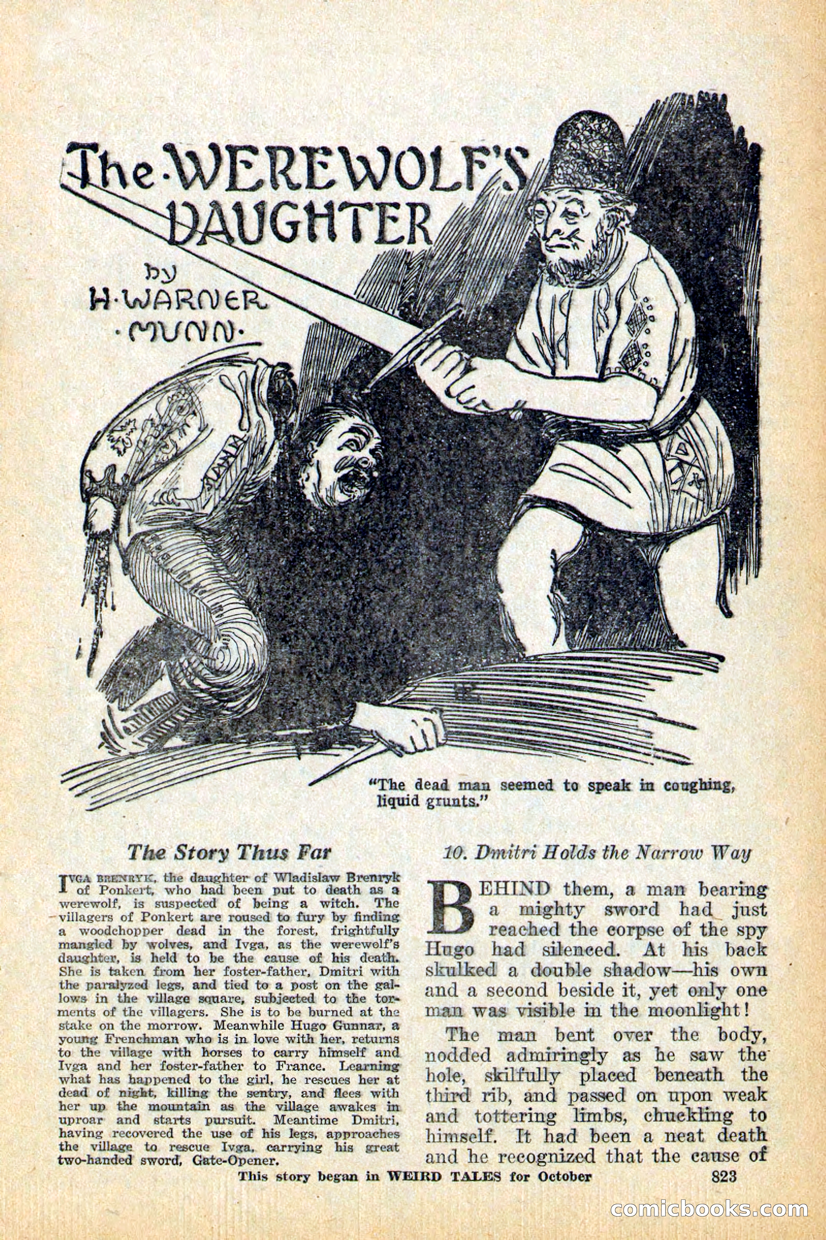 Weird Tales, Vol. 12, No. 6 — page 105 of 148