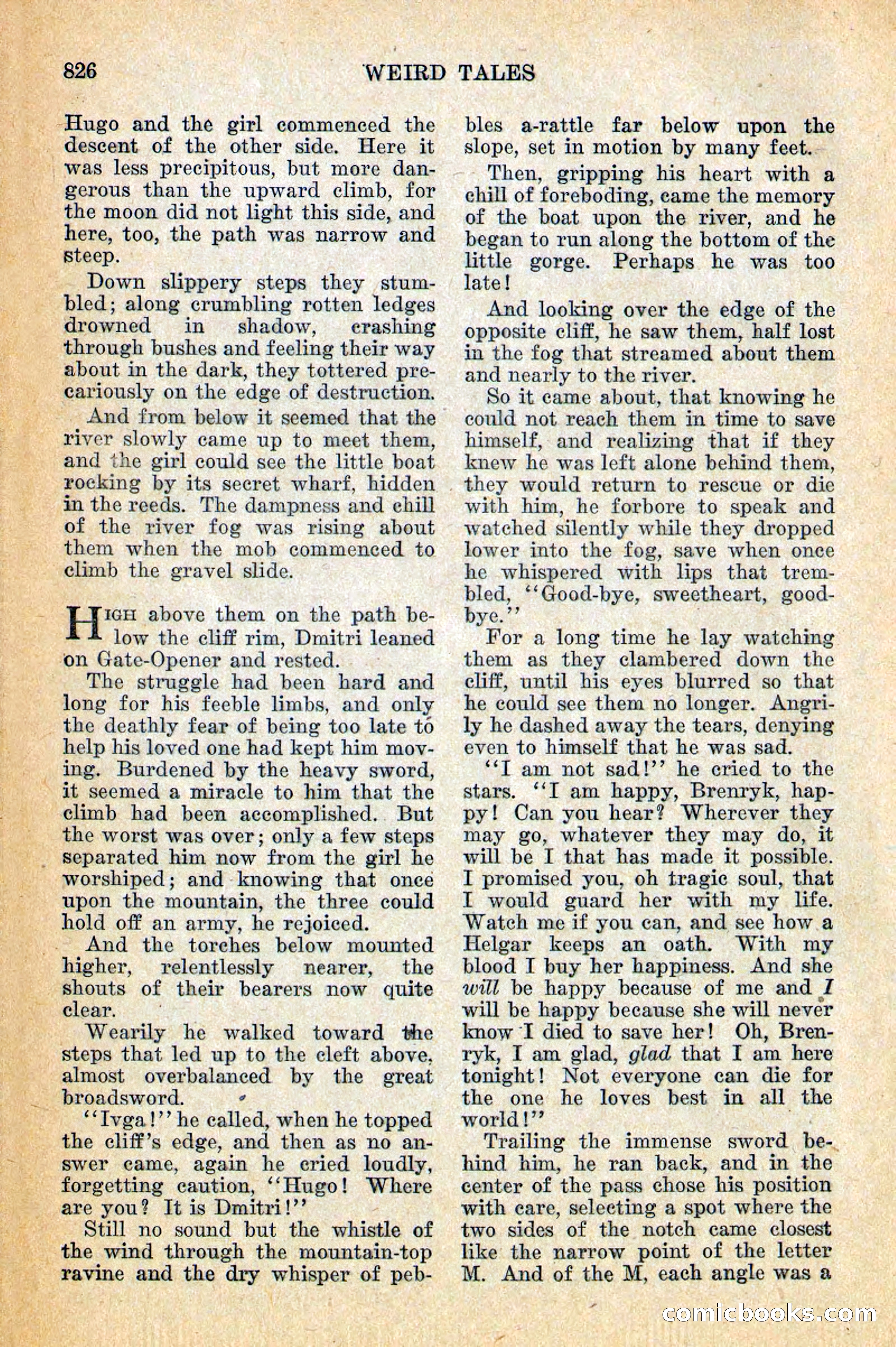 Weird Tales, Vol. 12, No. 6 — page 108 of 148