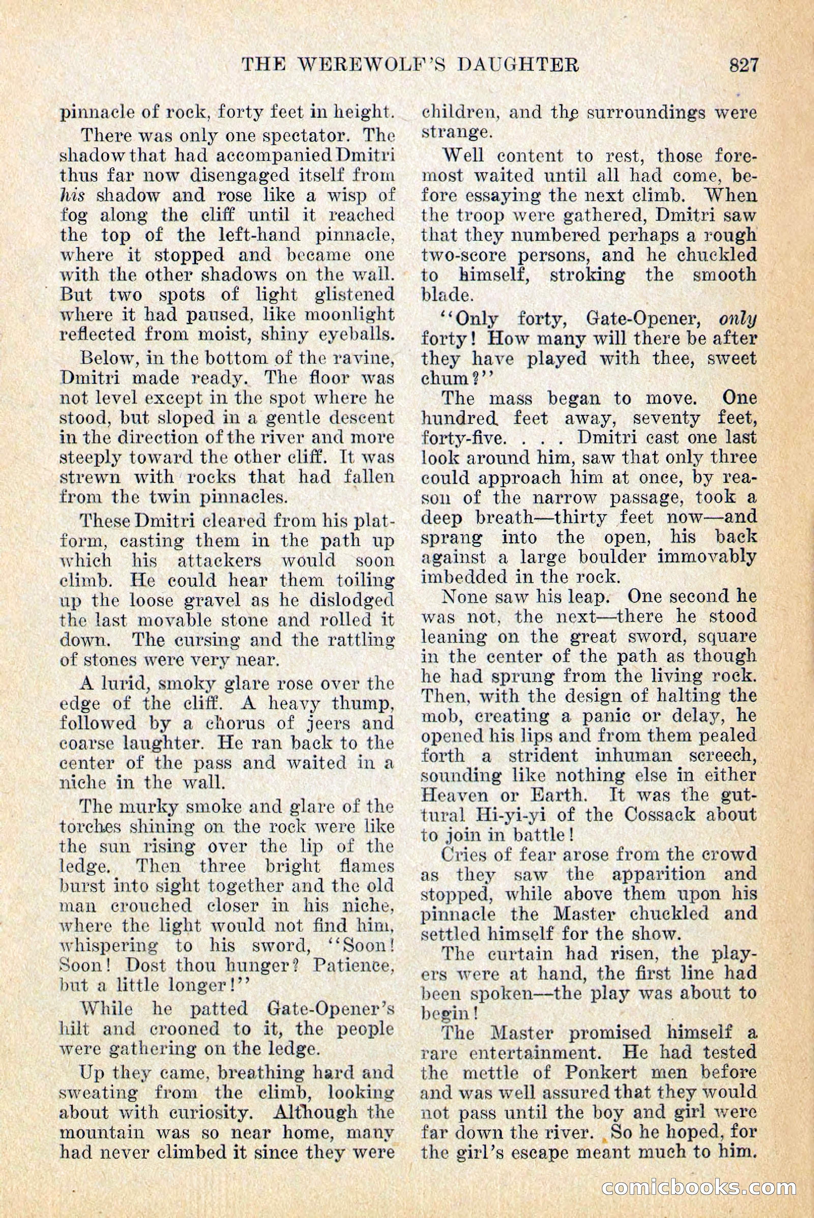 Weird Tales, Vol. 12, No. 6 — page 109 of 148