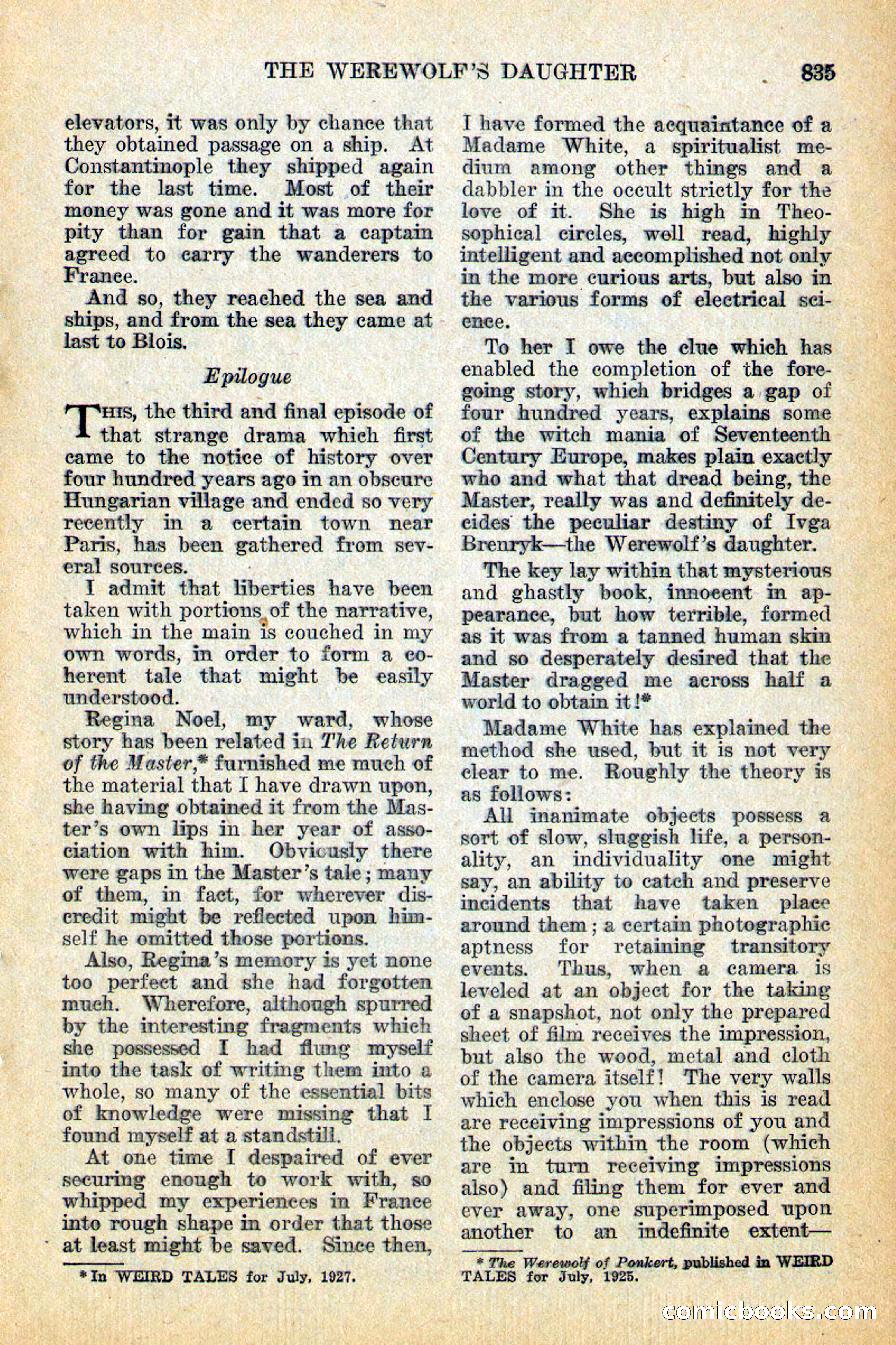Weird Tales, Vol. 12, No. 6 — page 117 of 148