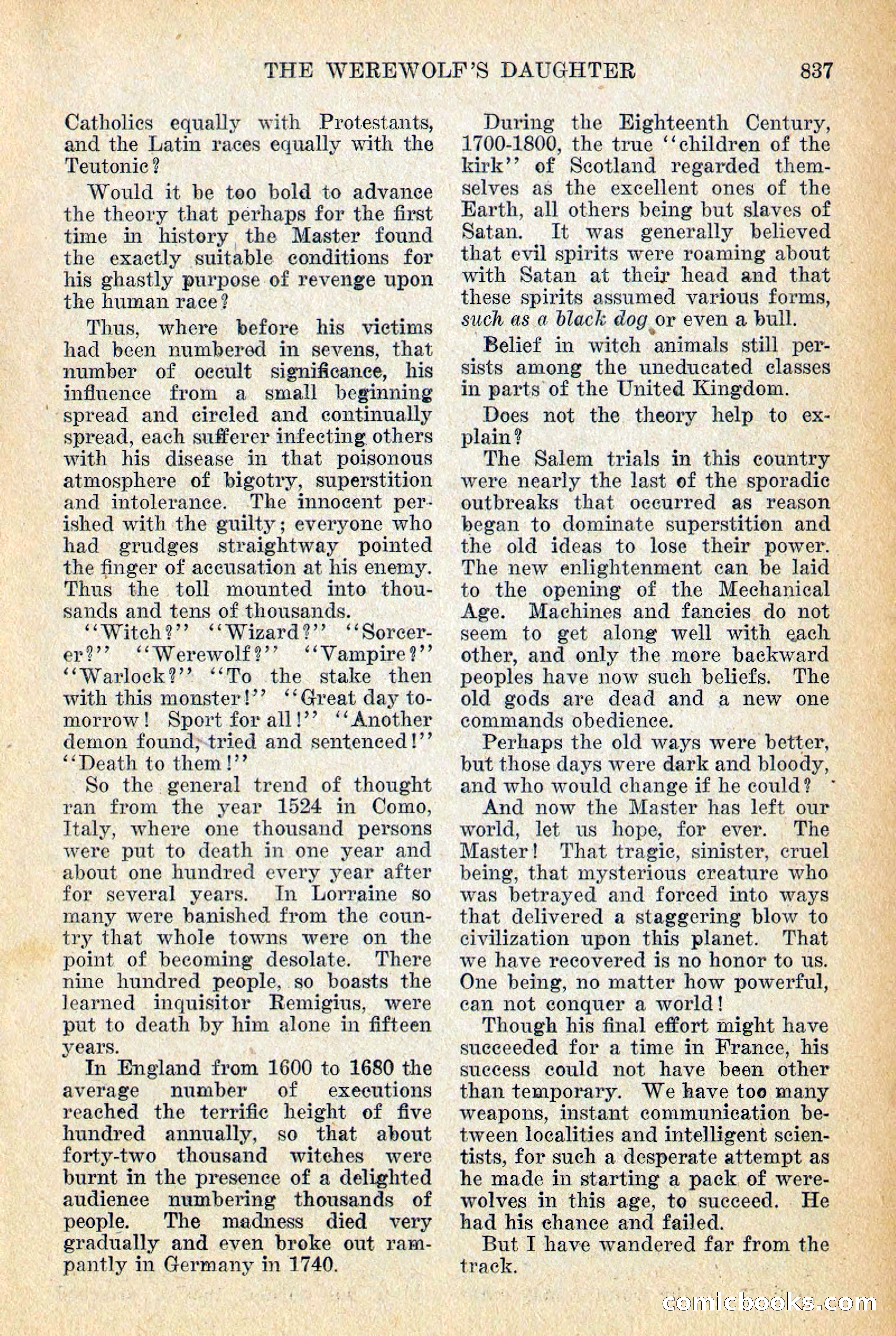 Weird Tales, Vol. 12, No. 6 — page 119 of 148