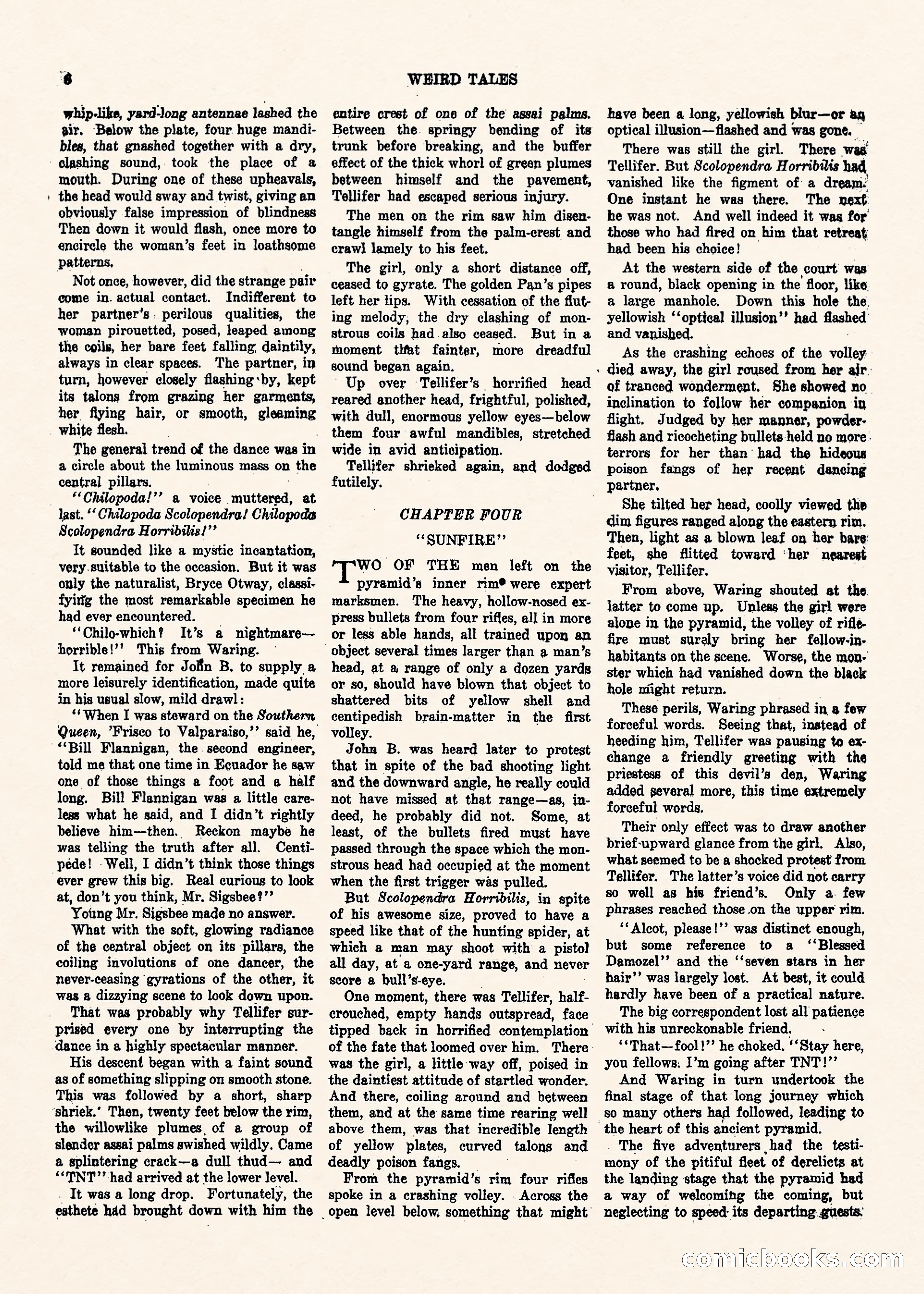 Weird Tales, Vol. II, No. 1 — page 7 of 98