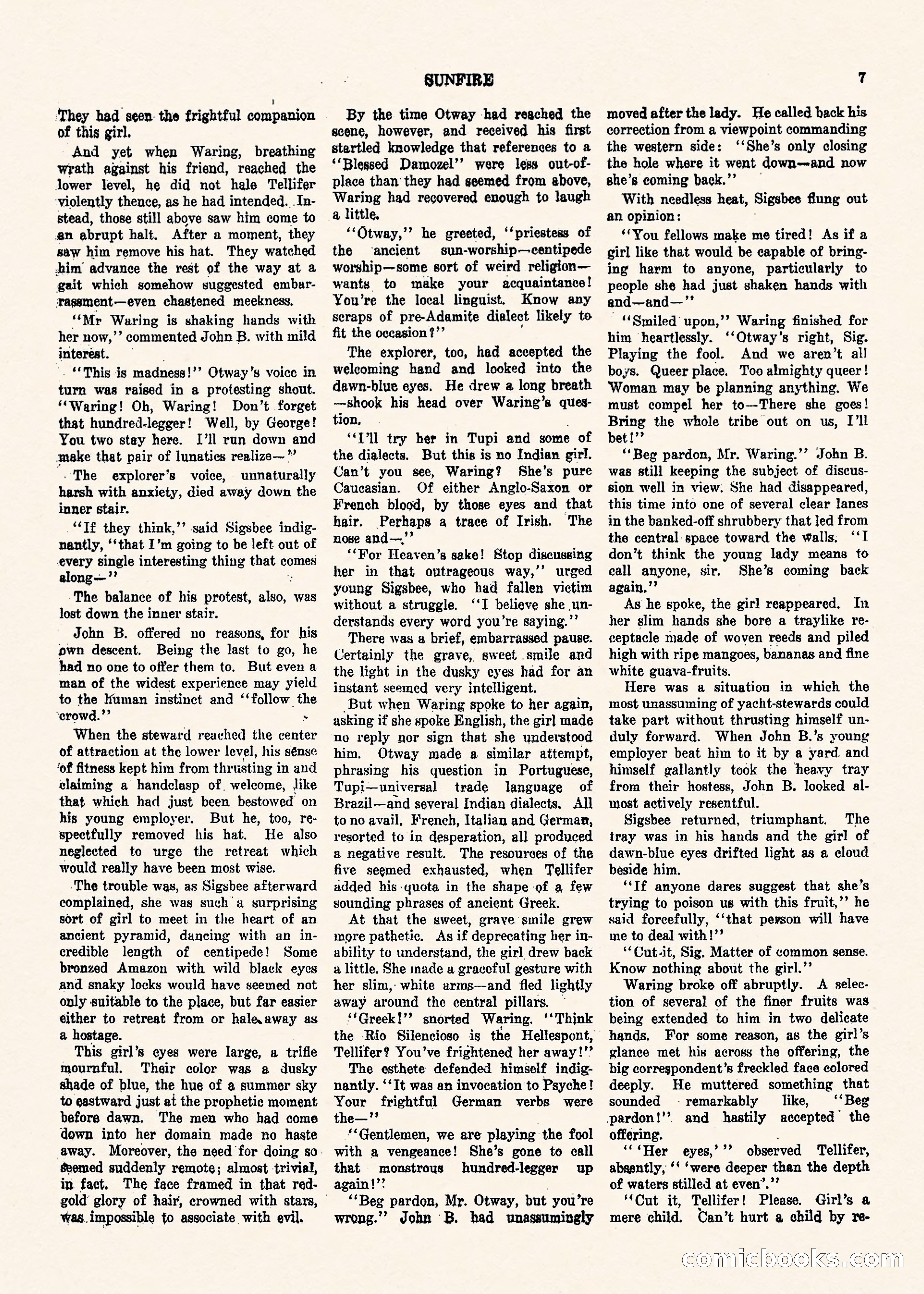 Weird Tales, Vol. II, No. 1 — page 8 of 98