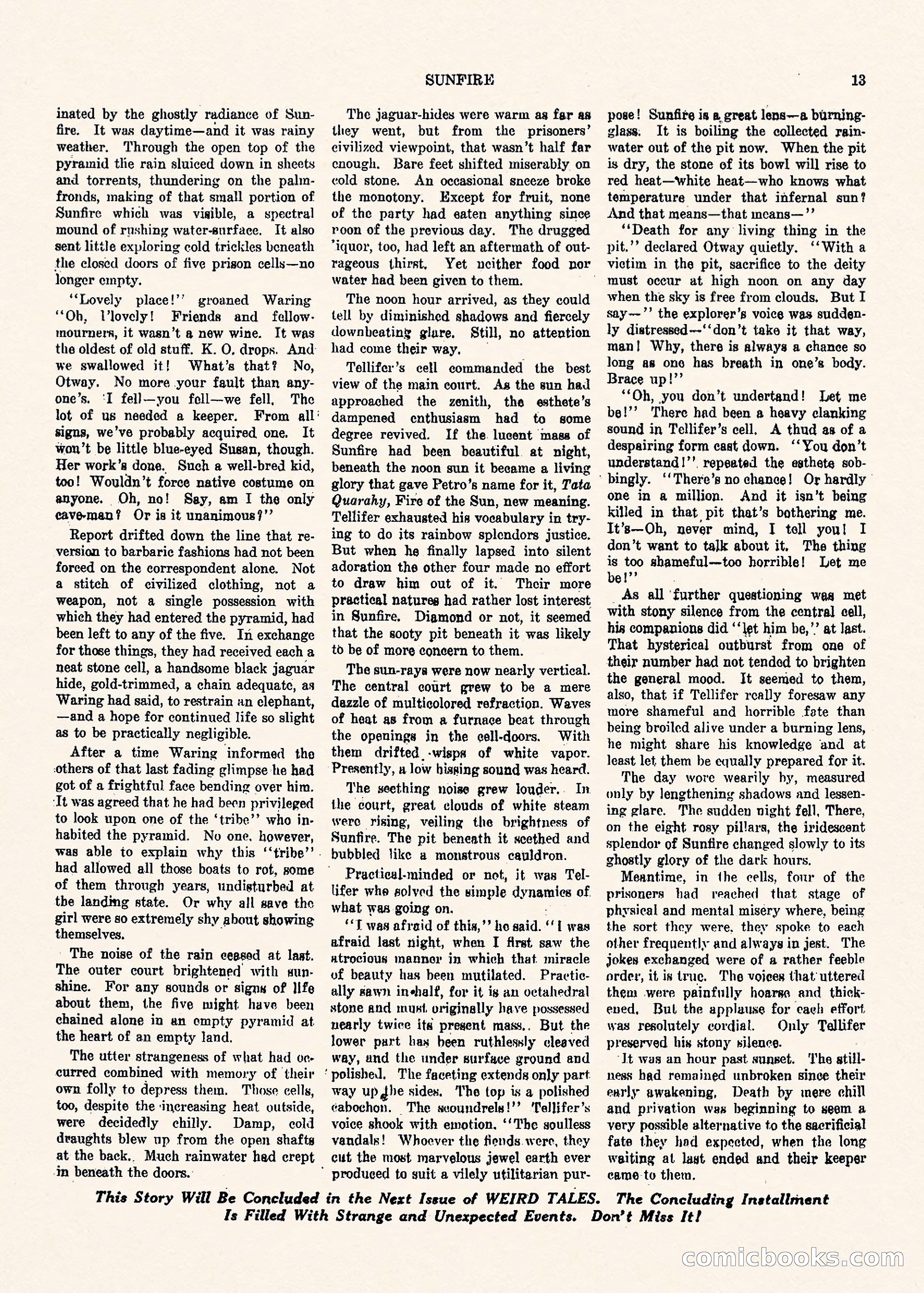 Weird Tales, Vol. II, No. 1 — page 14 of 98