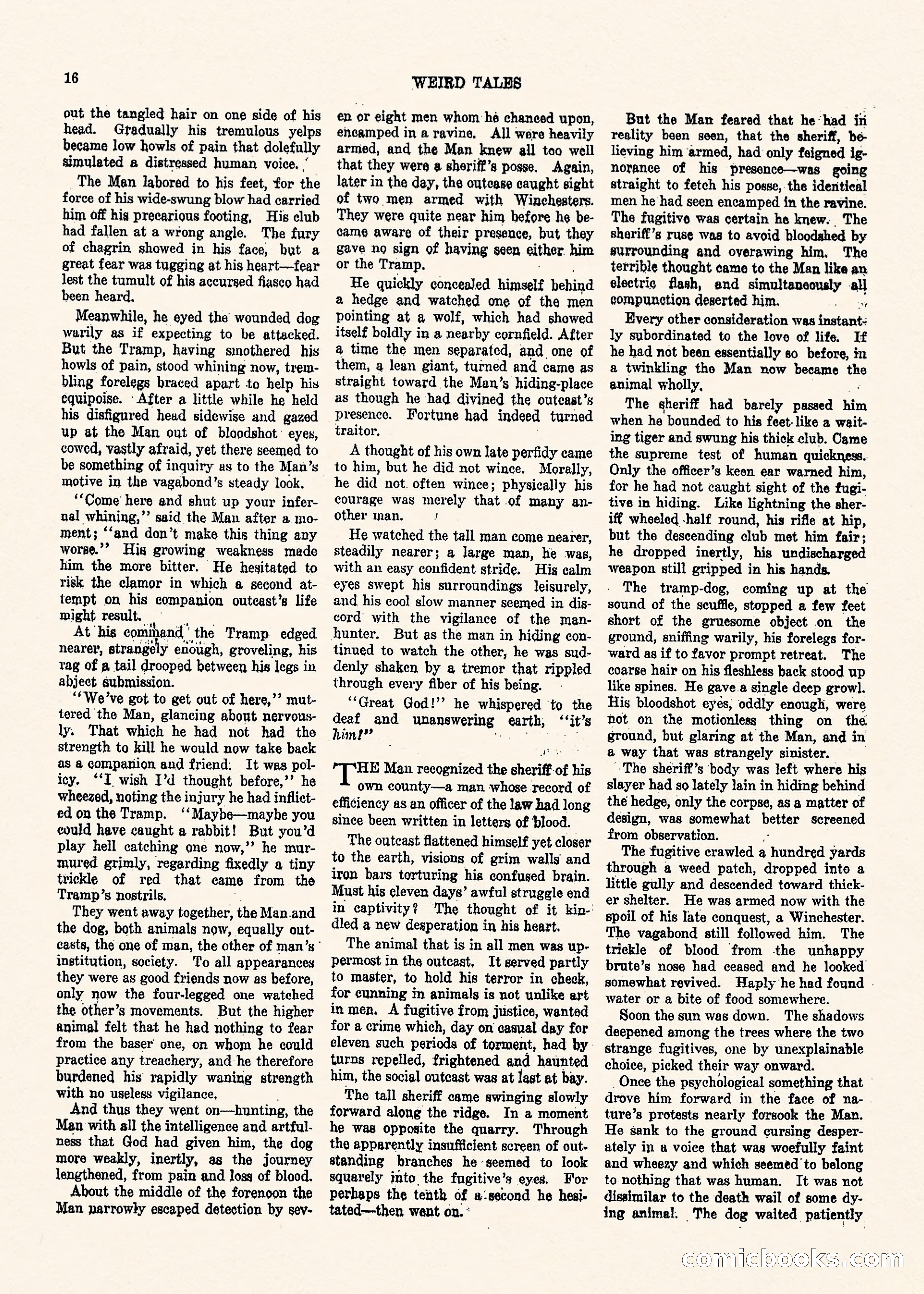 Weird Tales, Vol. II, No. 1 — page 17 of 98