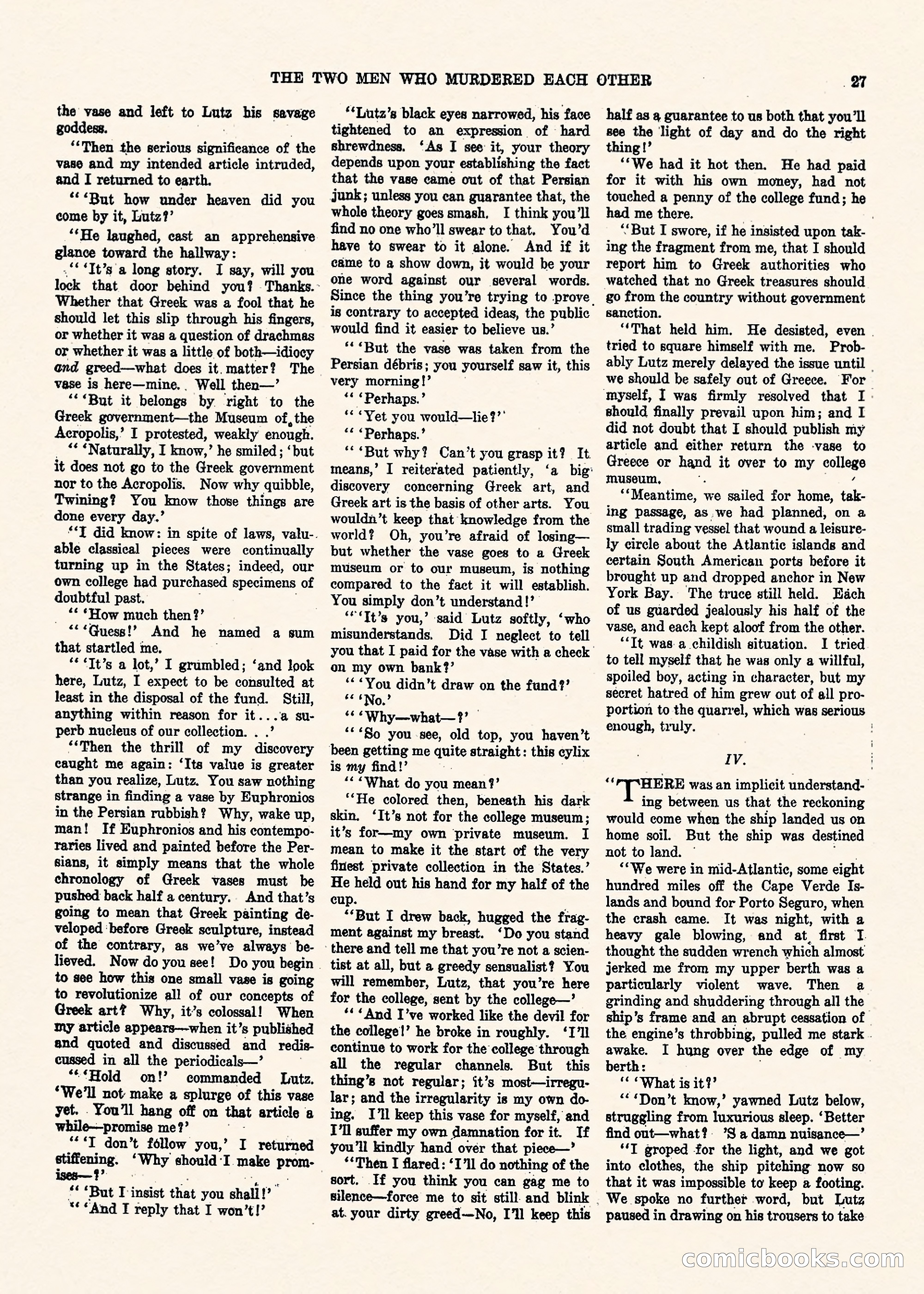 Weird Tales, Vol. II, No. 1 — page 28 of 98