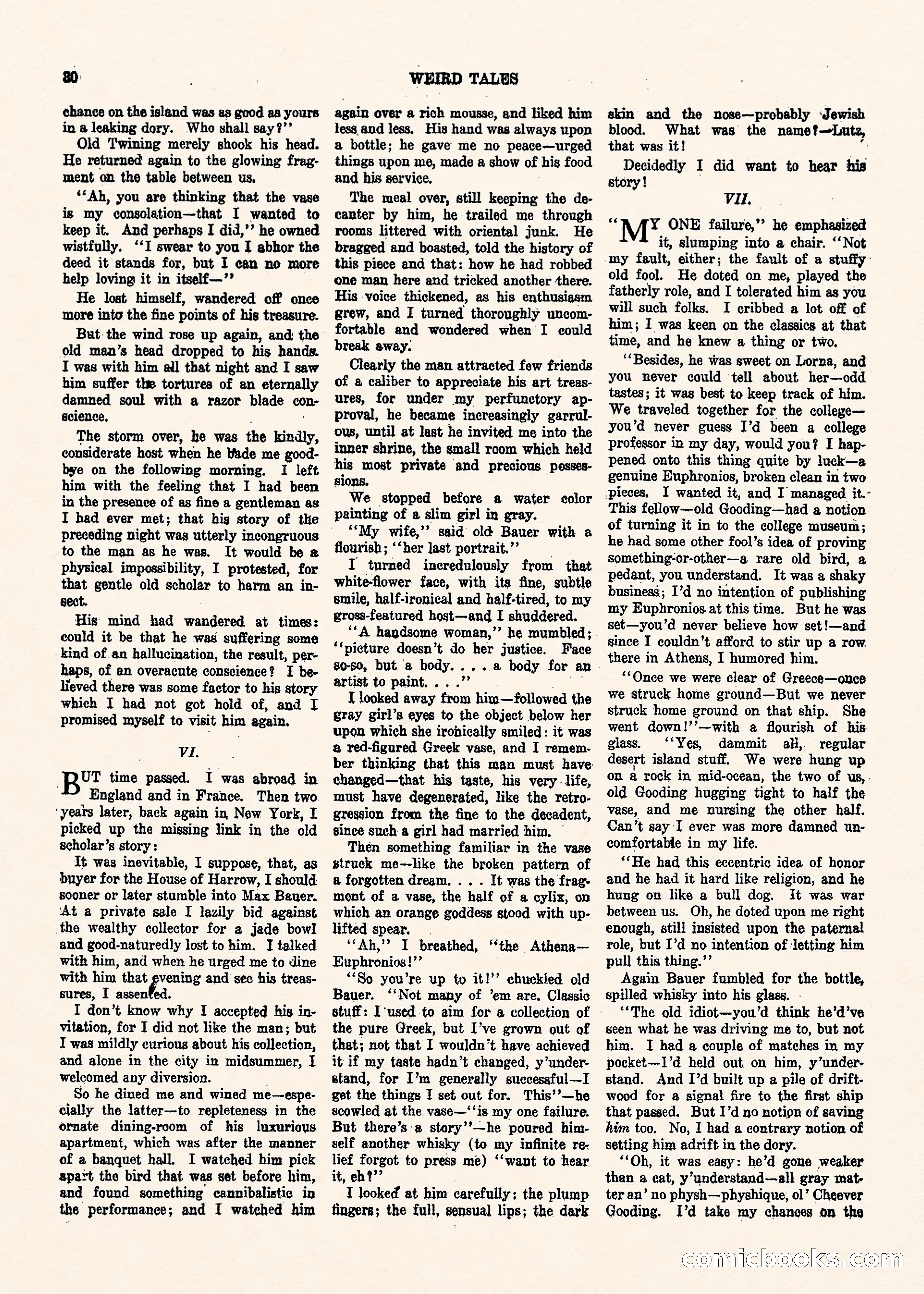 Weird Tales, Vol. II, No. 1 — page 31 of 98