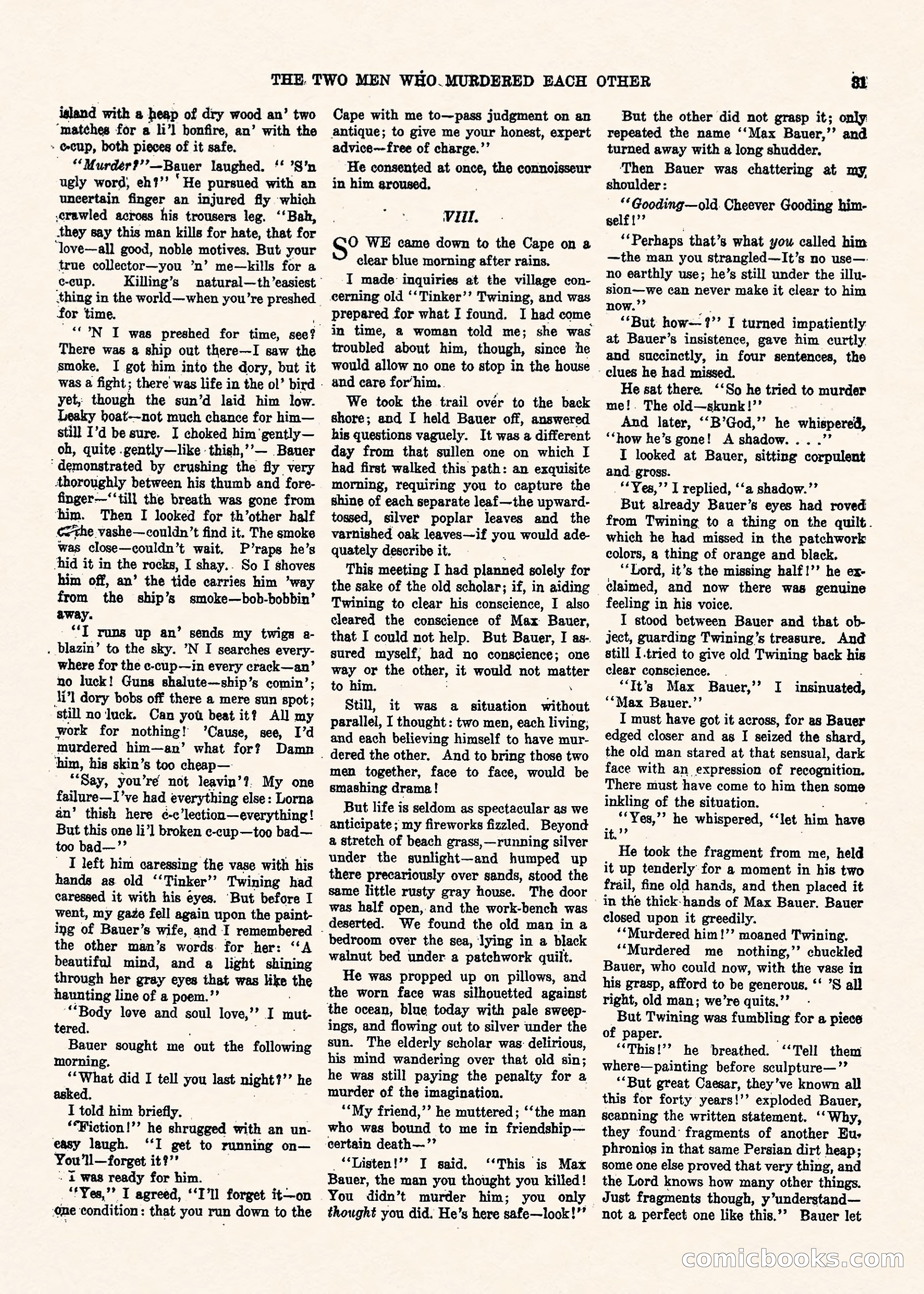 Weird Tales, Vol. II, No. 1 — page 32 of 98