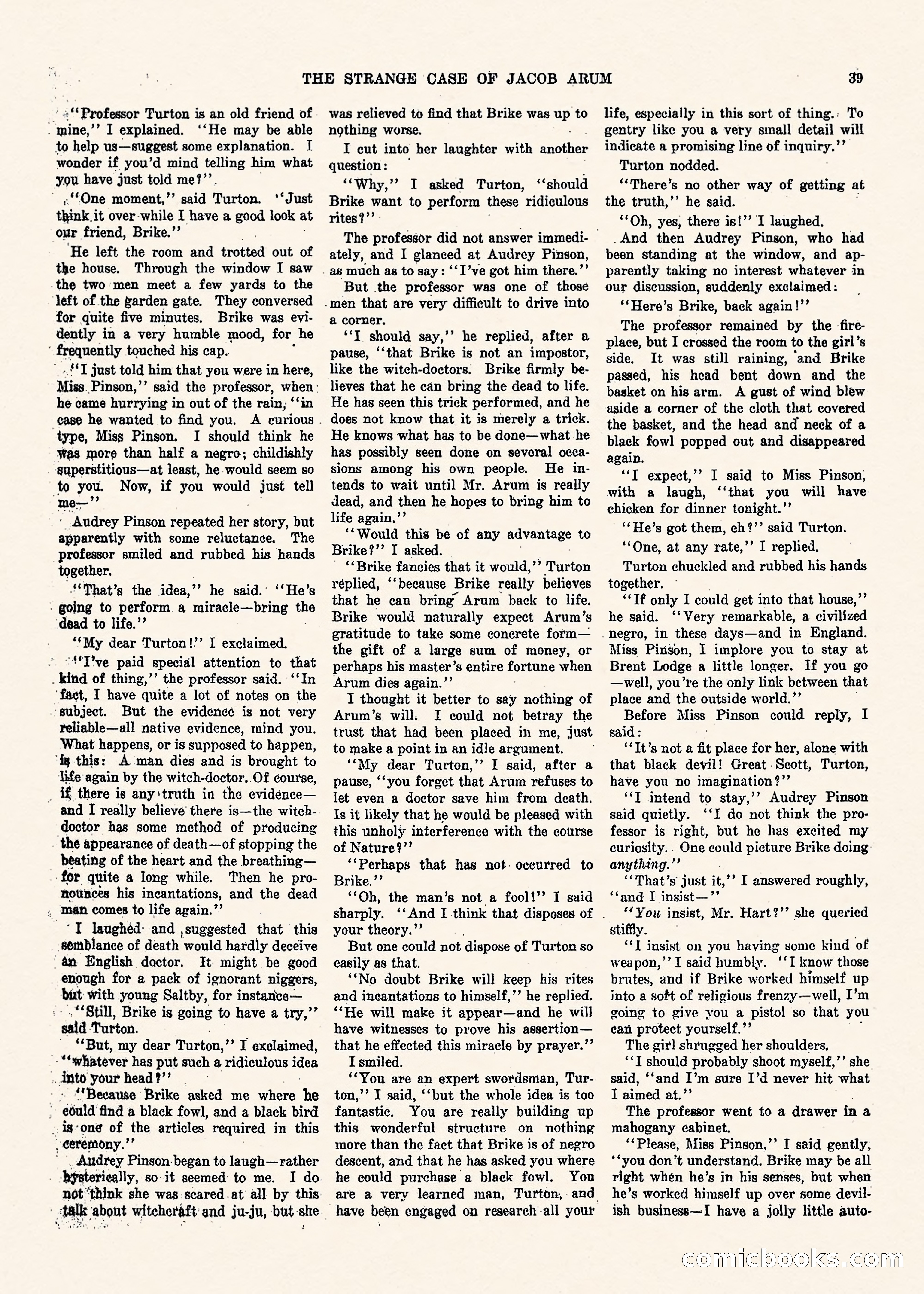 Weird Tales, Vol. II, No. 1 — page 40 of 98