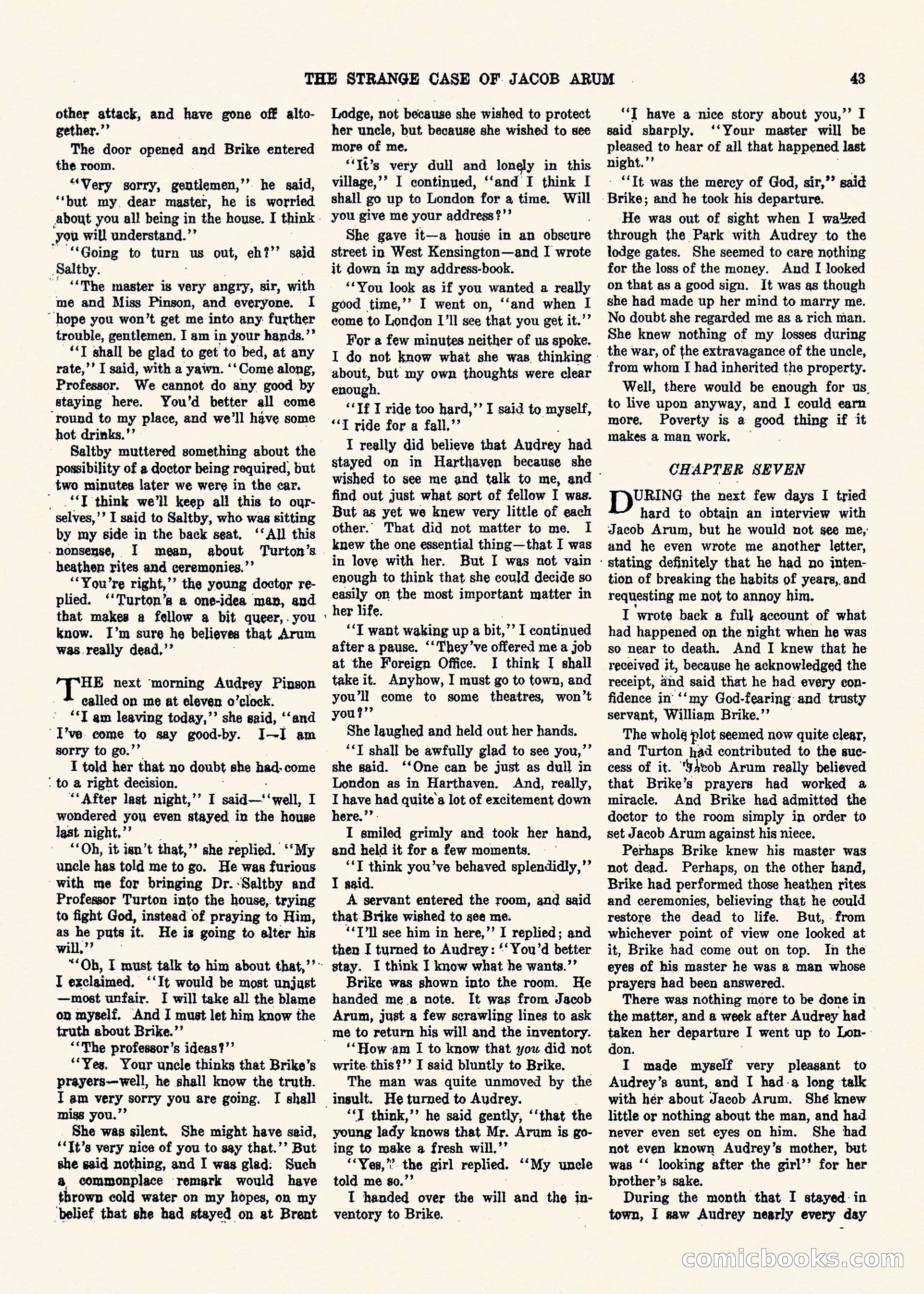 Weird Tales, Vol. II, No. 1 — page 44 of 98