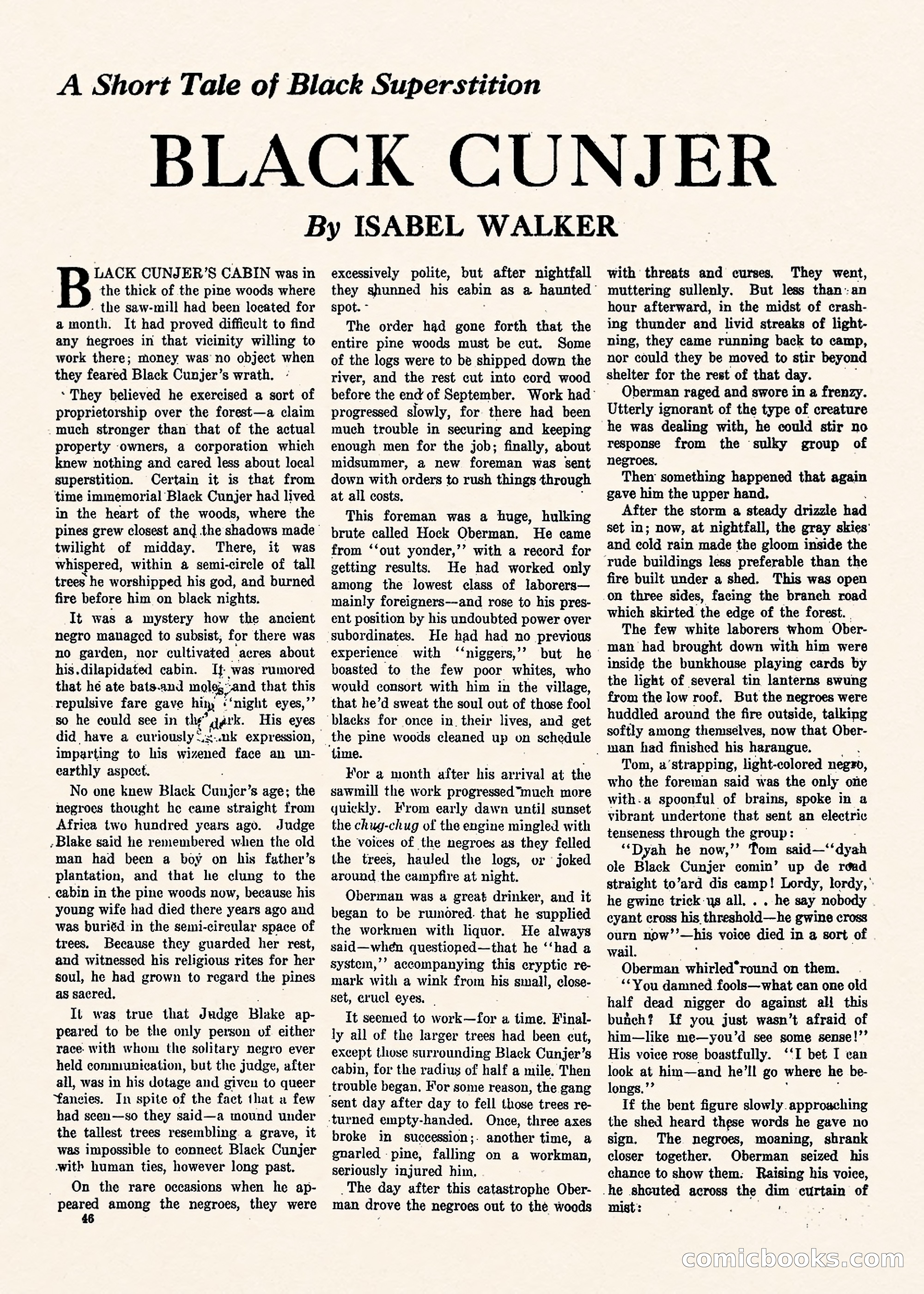 Weird Tales, Vol. II, No. 1 — page 47 of 98