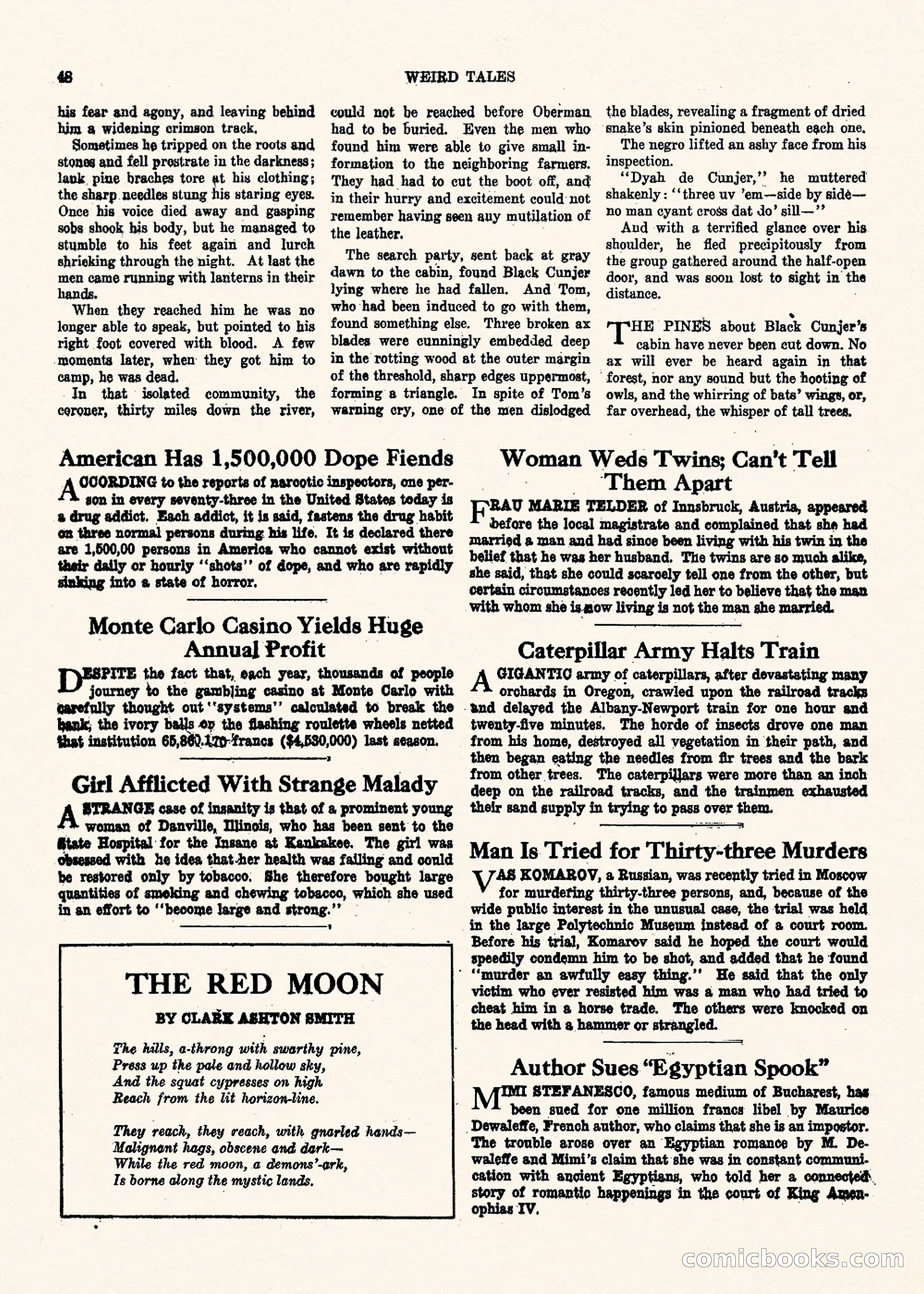 Weird Tales, Vol. II, No. 1 — page 49 of 98