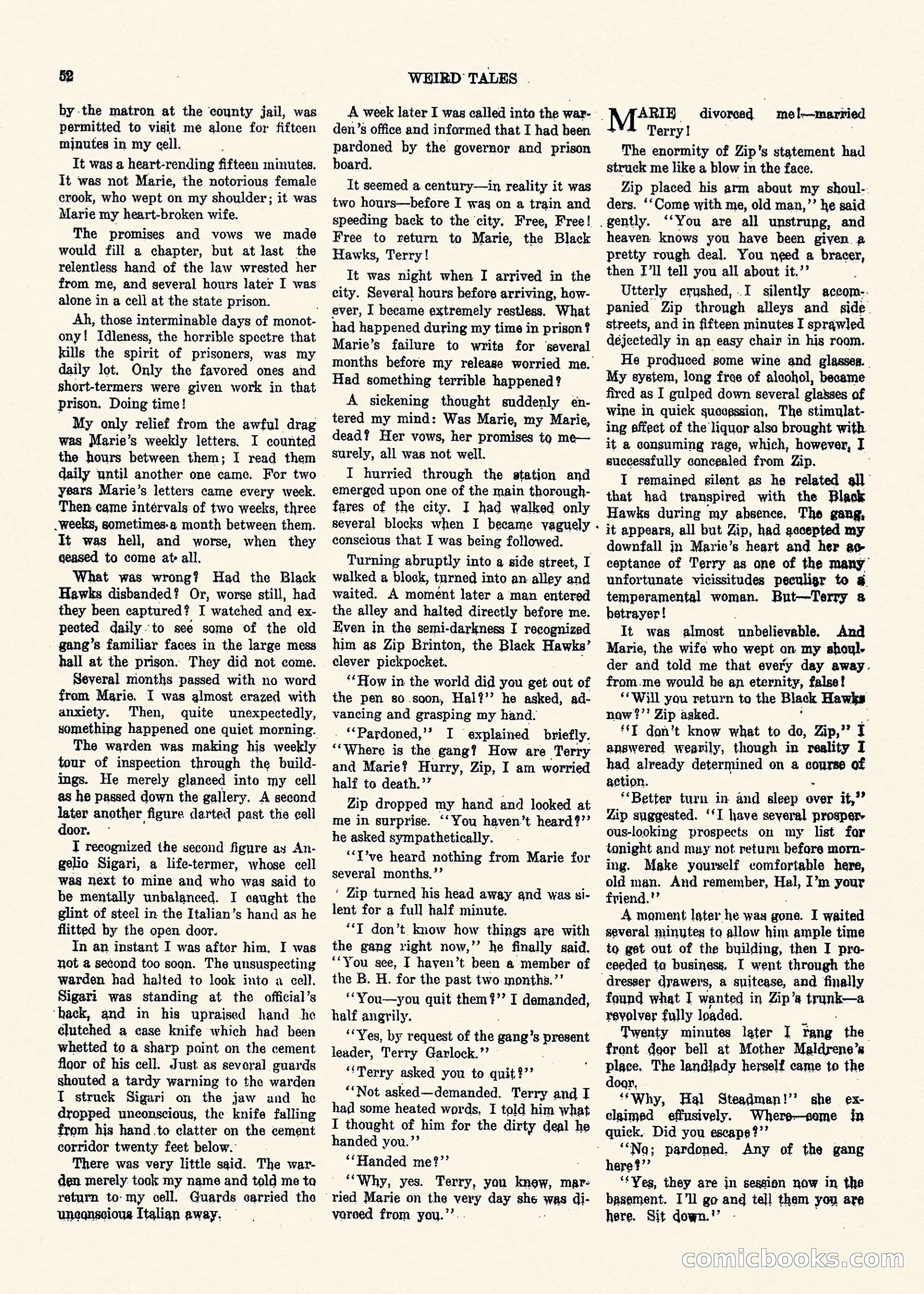 Weird Tales, Vol. II, No. 1 — page 53 of 98