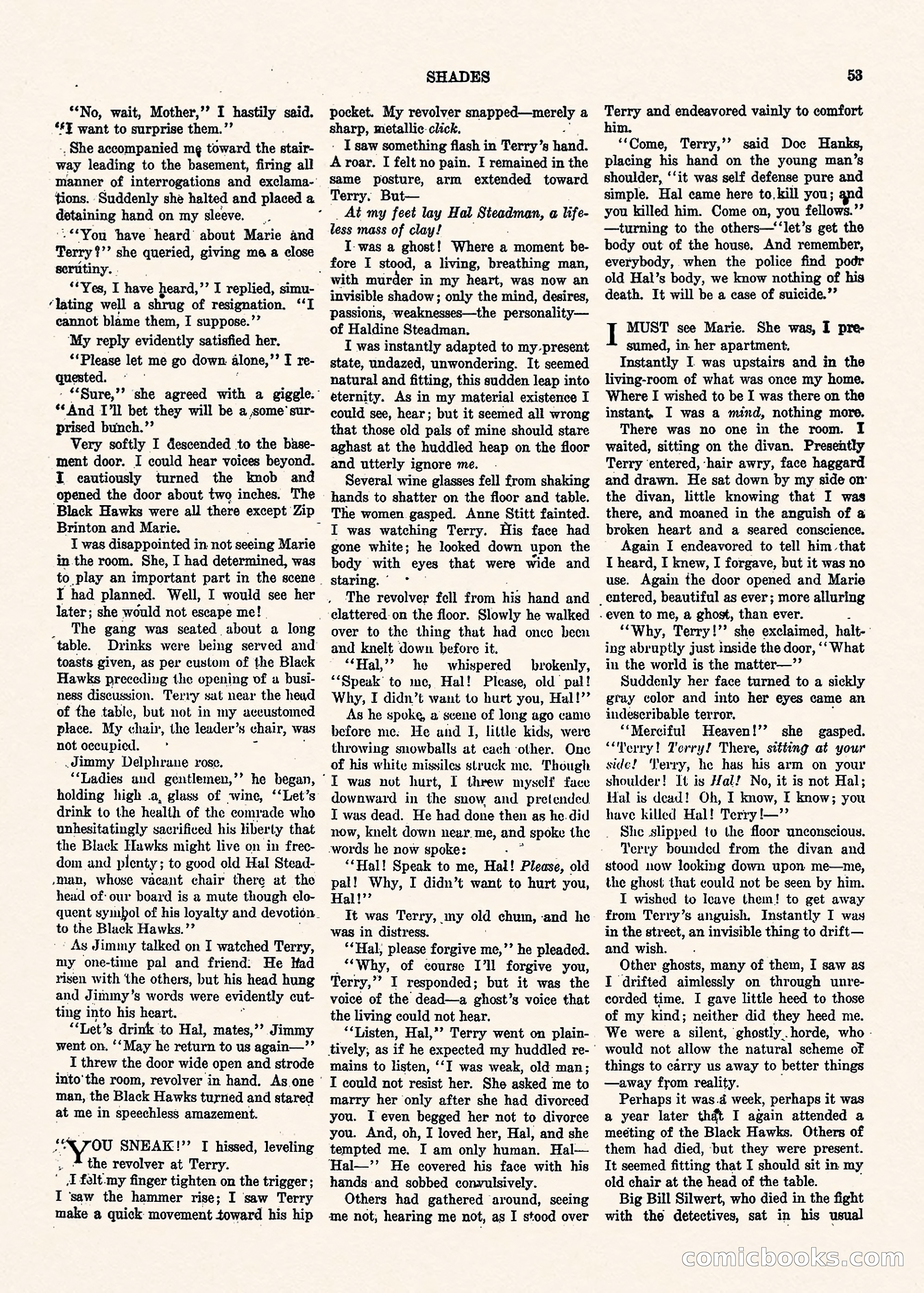 Weird Tales, Vol. II, No. 1 — page 54 of 98