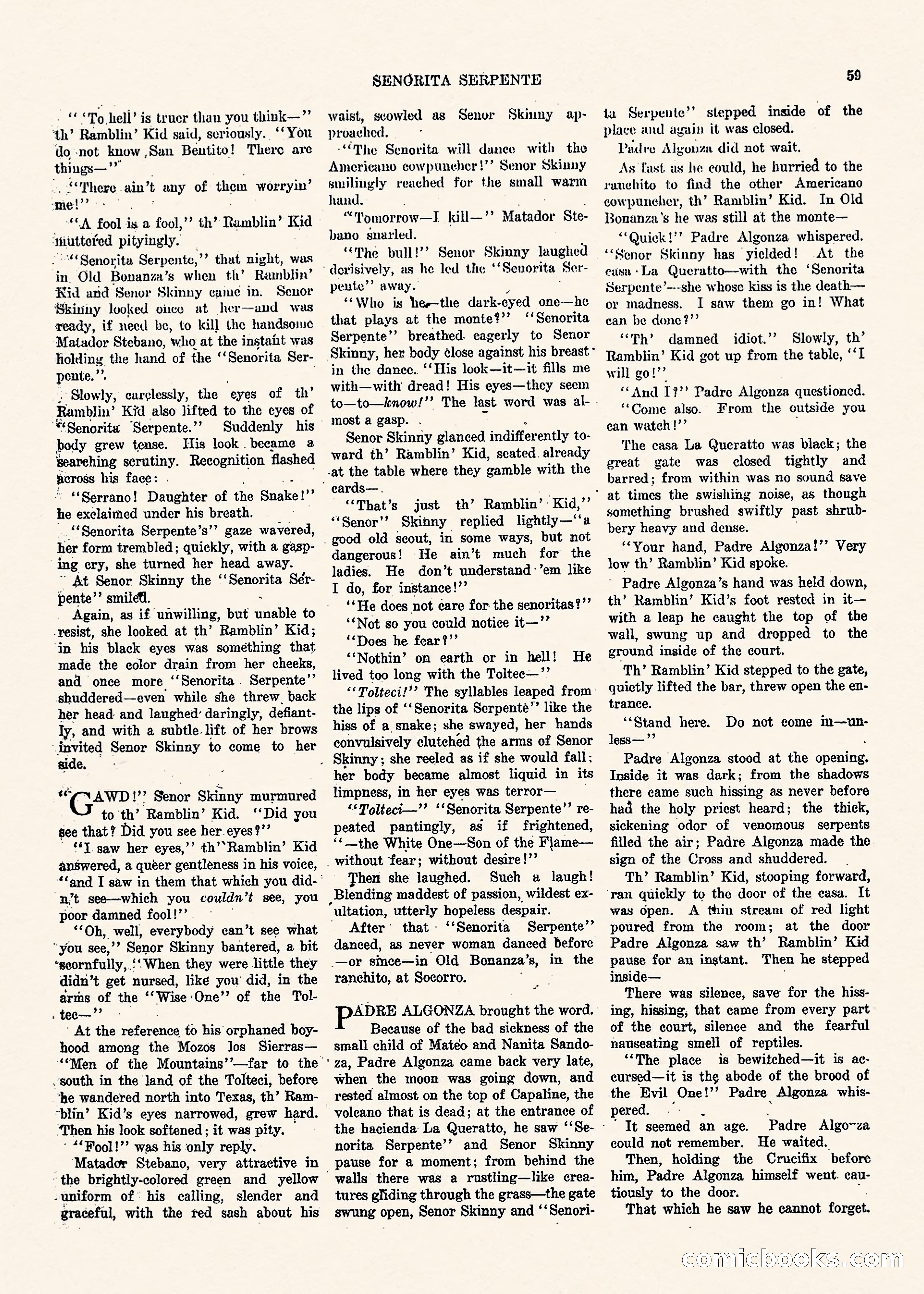 Weird Tales, Vol. II, No. 1 — page 60 of 98