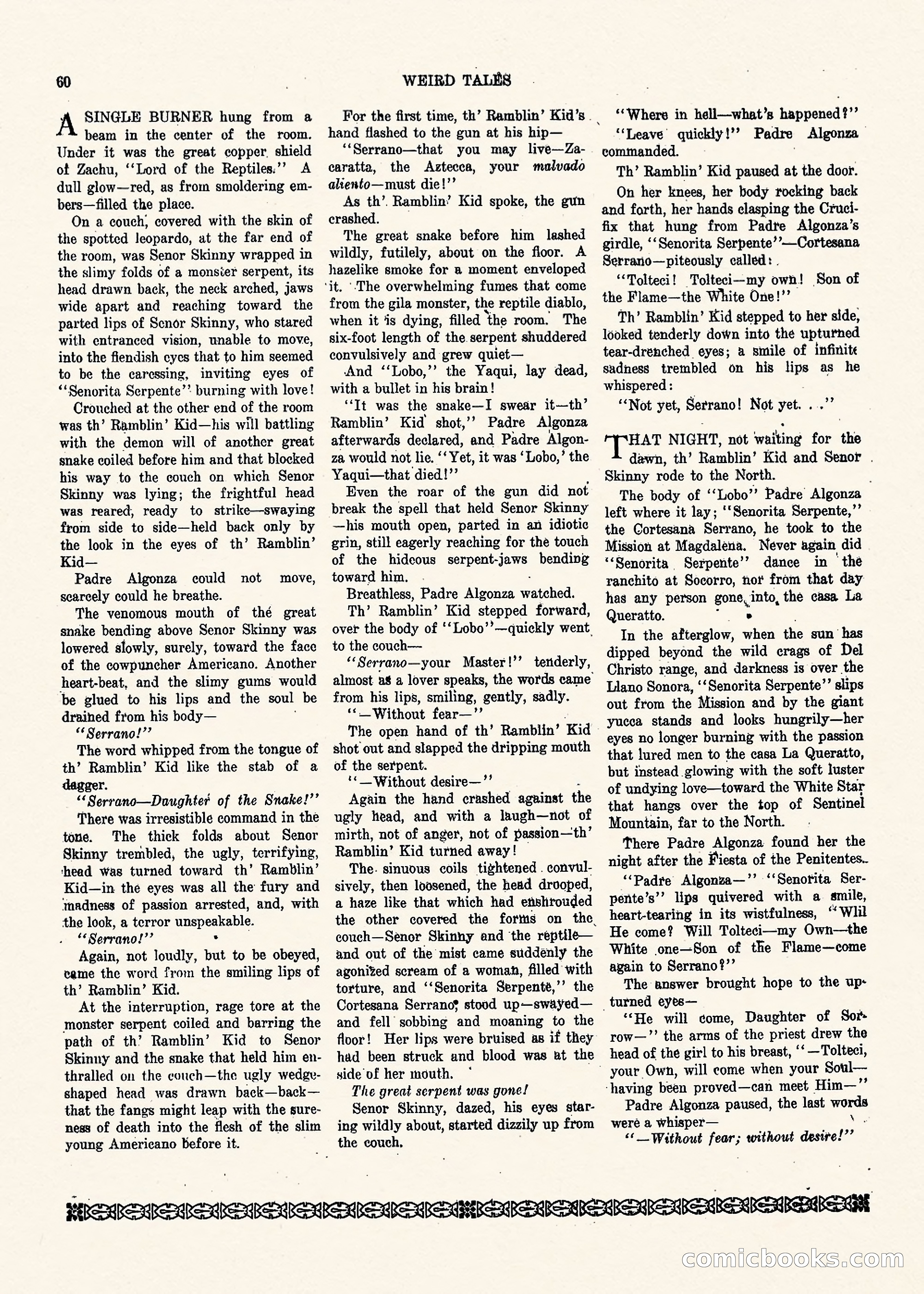 Weird Tales, Vol. II, No. 1 — page 61 of 98
