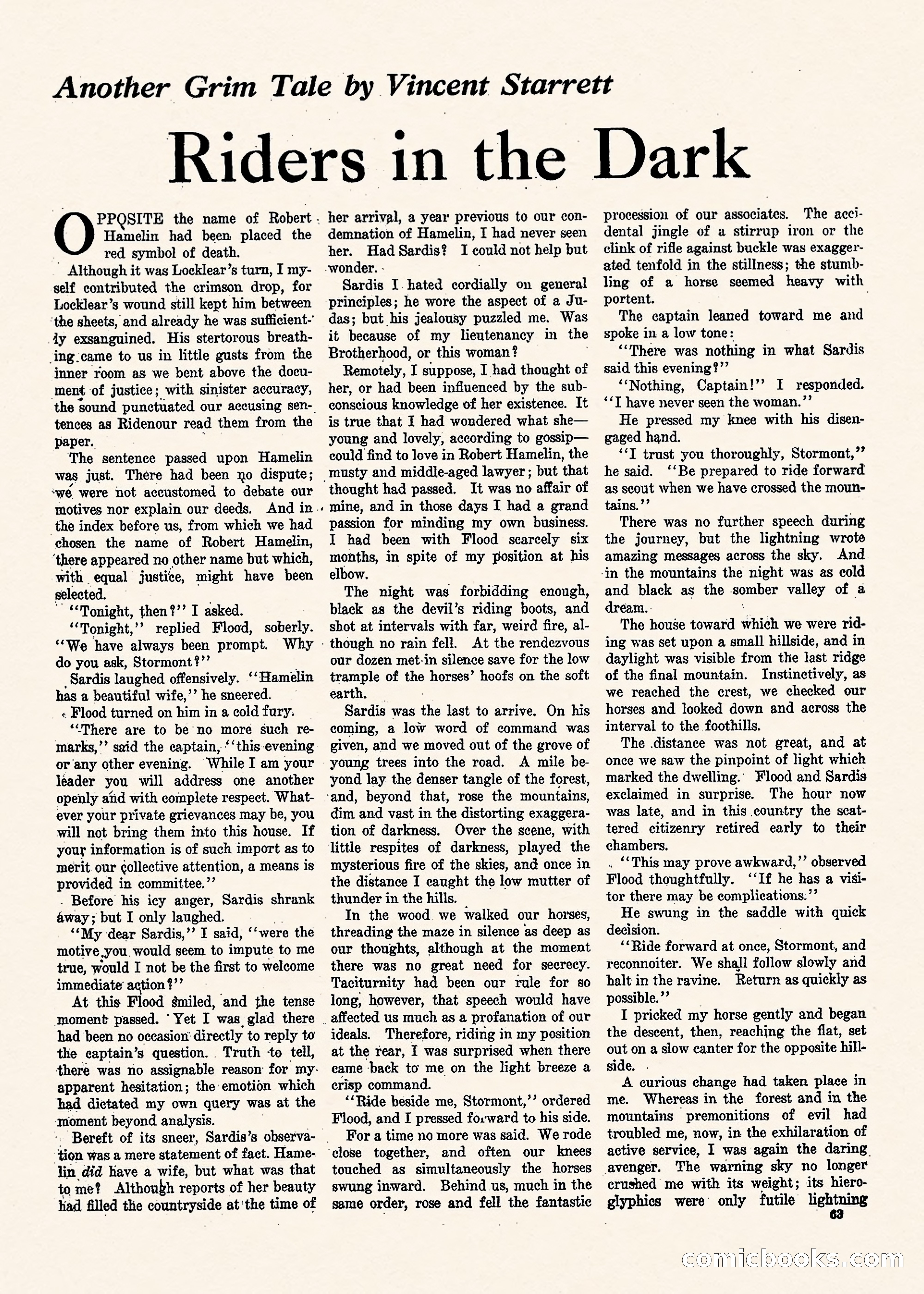 Weird Tales, Vol. II, No. 1 — page 64 of 98