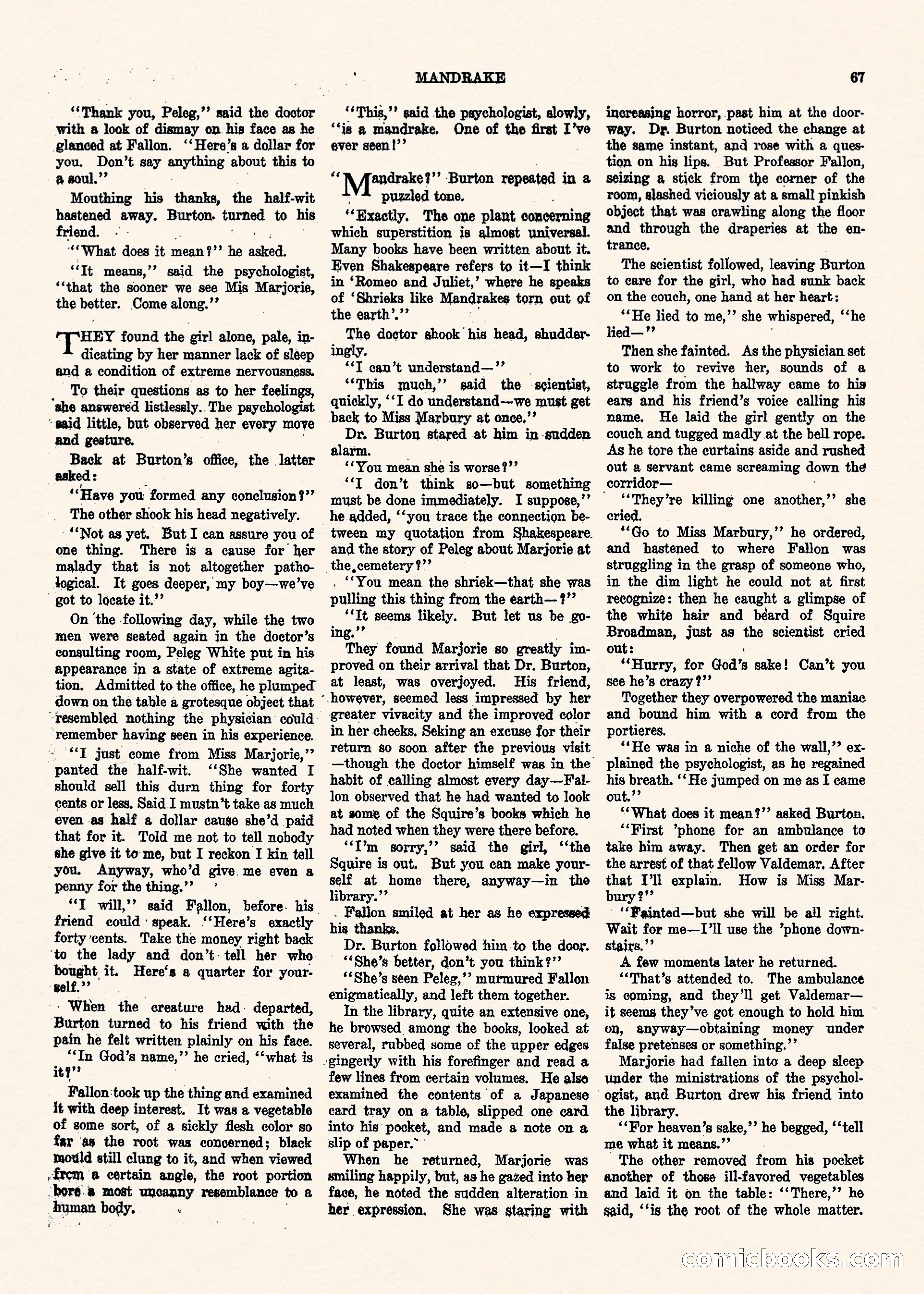 Weird Tales, Vol. II, No. 1 — page 68 of 98