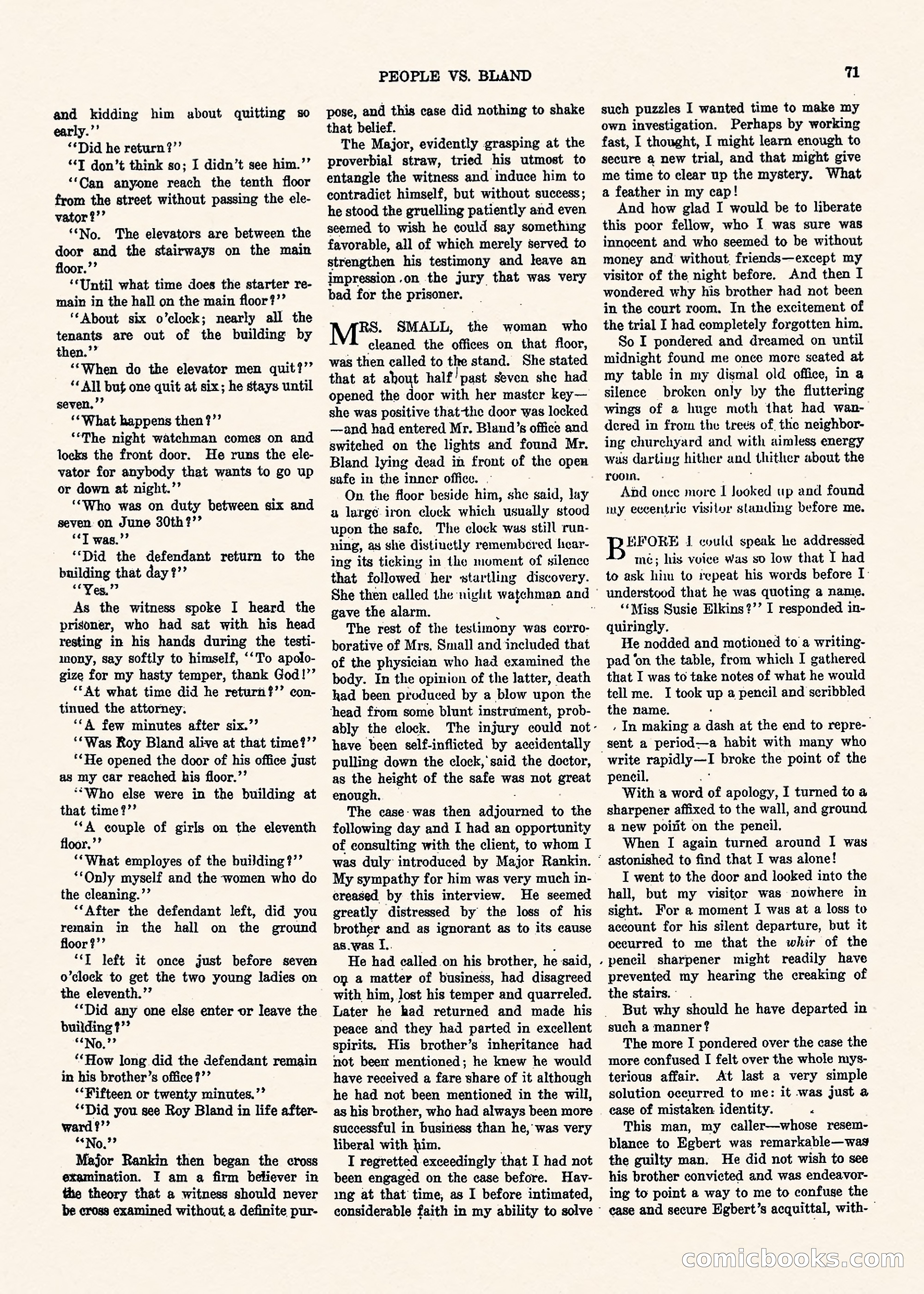 Weird Tales, Vol. II, No. 1 — page 72 of 98