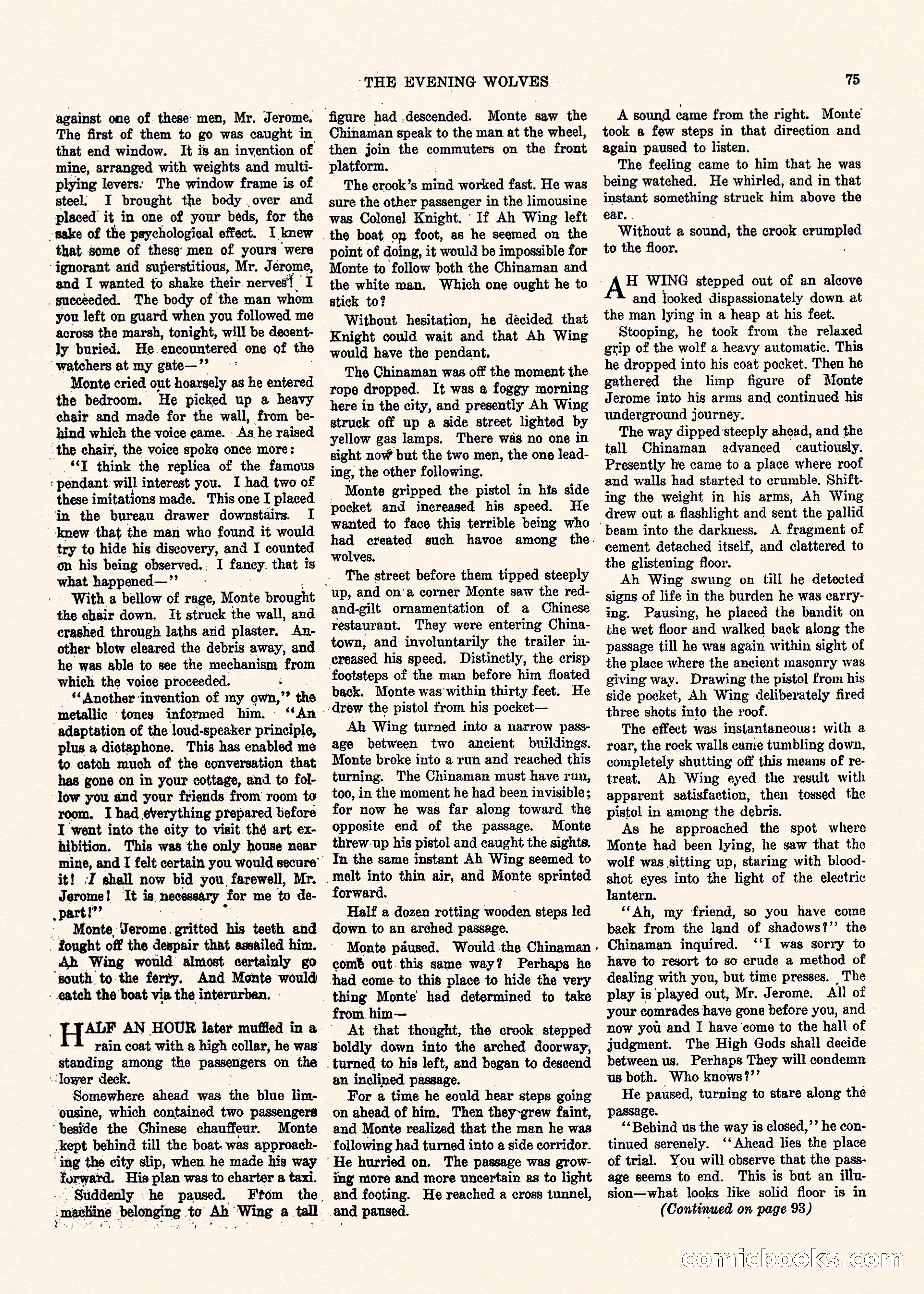Weird Tales, Vol. II, No. 1 — page 76 of 98