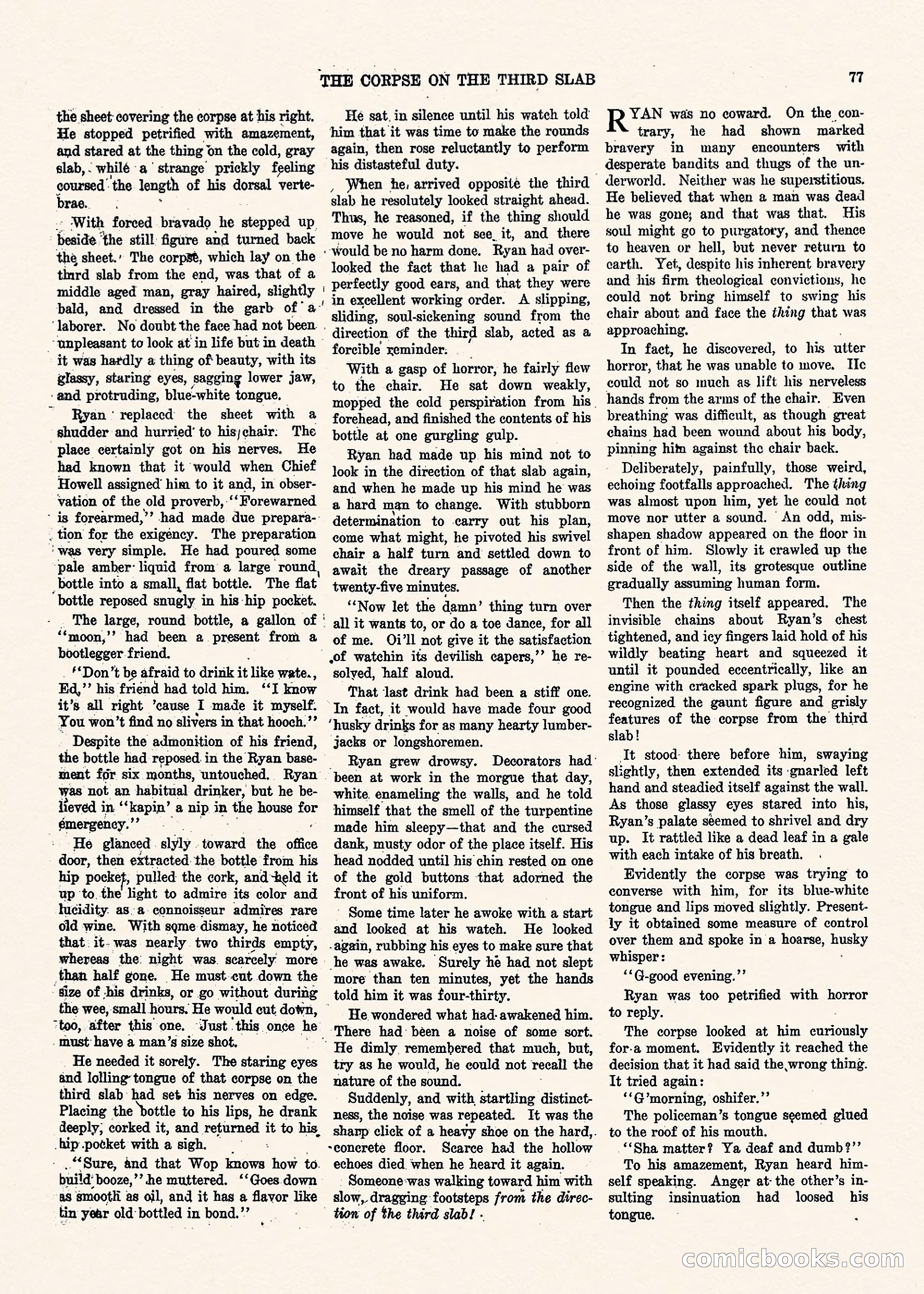 Weird Tales, Vol. II, No. 1 — page 78 of 98