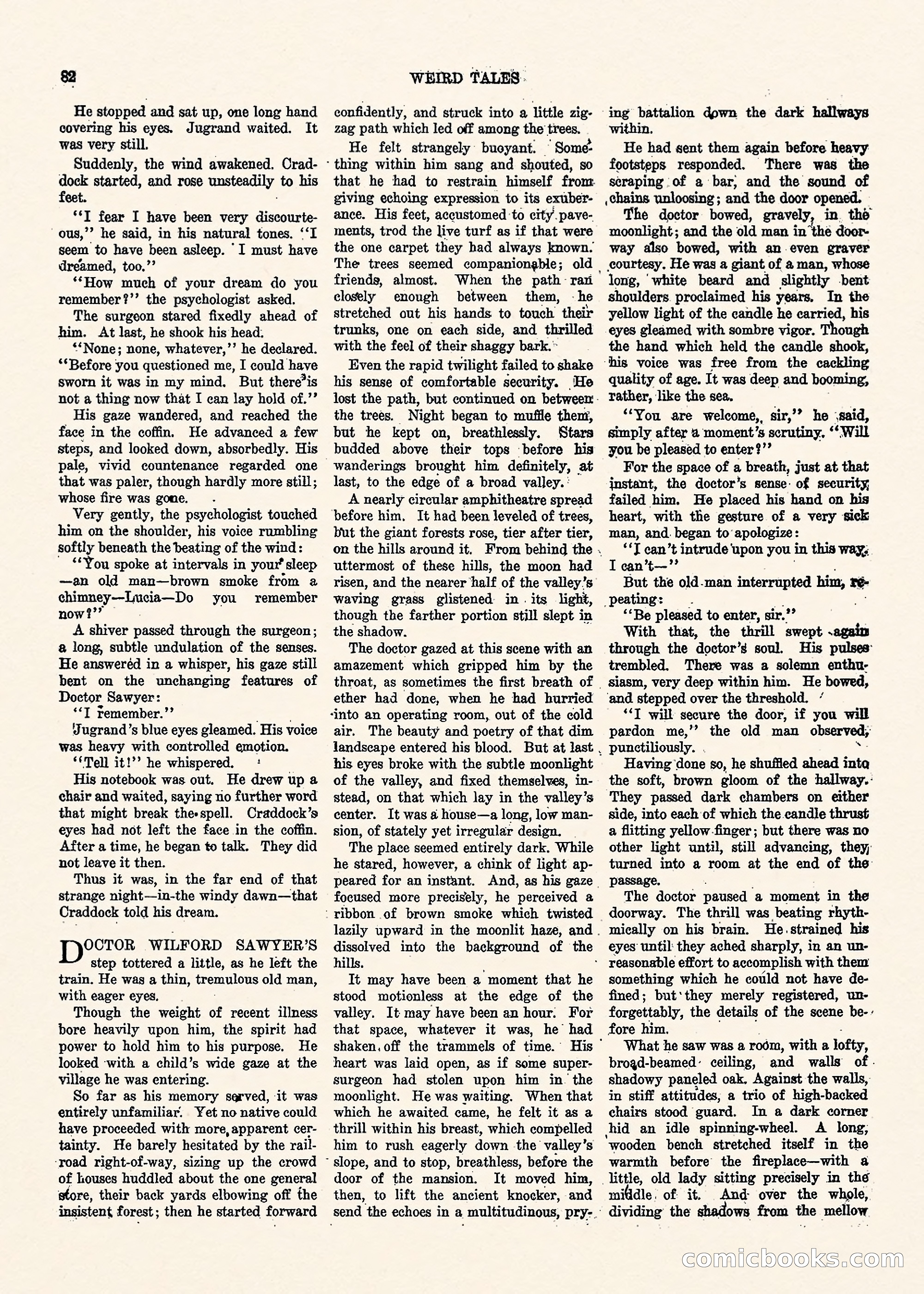 Weird Tales, Vol. II, No. 1 — page 83 of 98