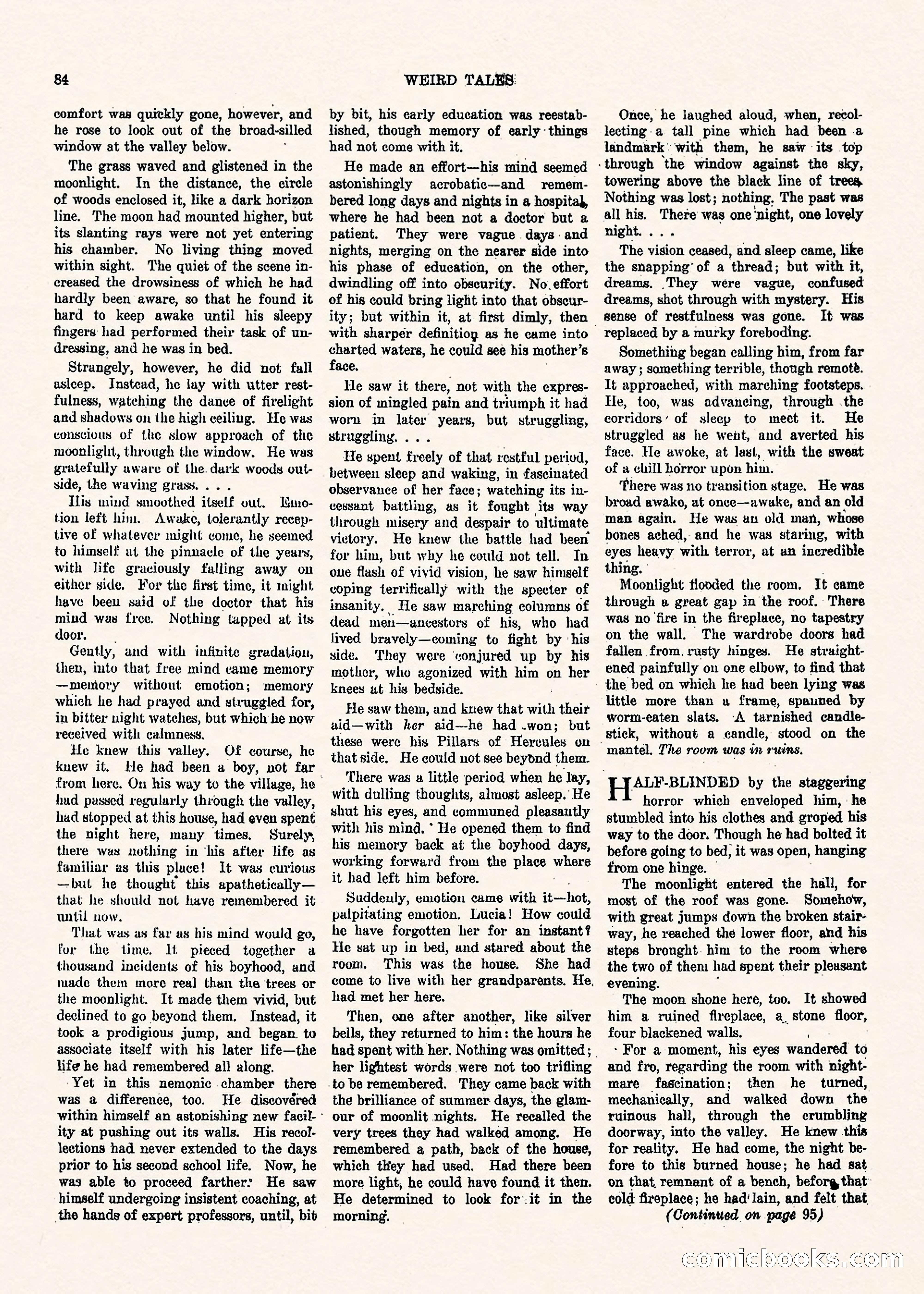 Weird Tales, Vol. II, No. 1 — page 85 of 98