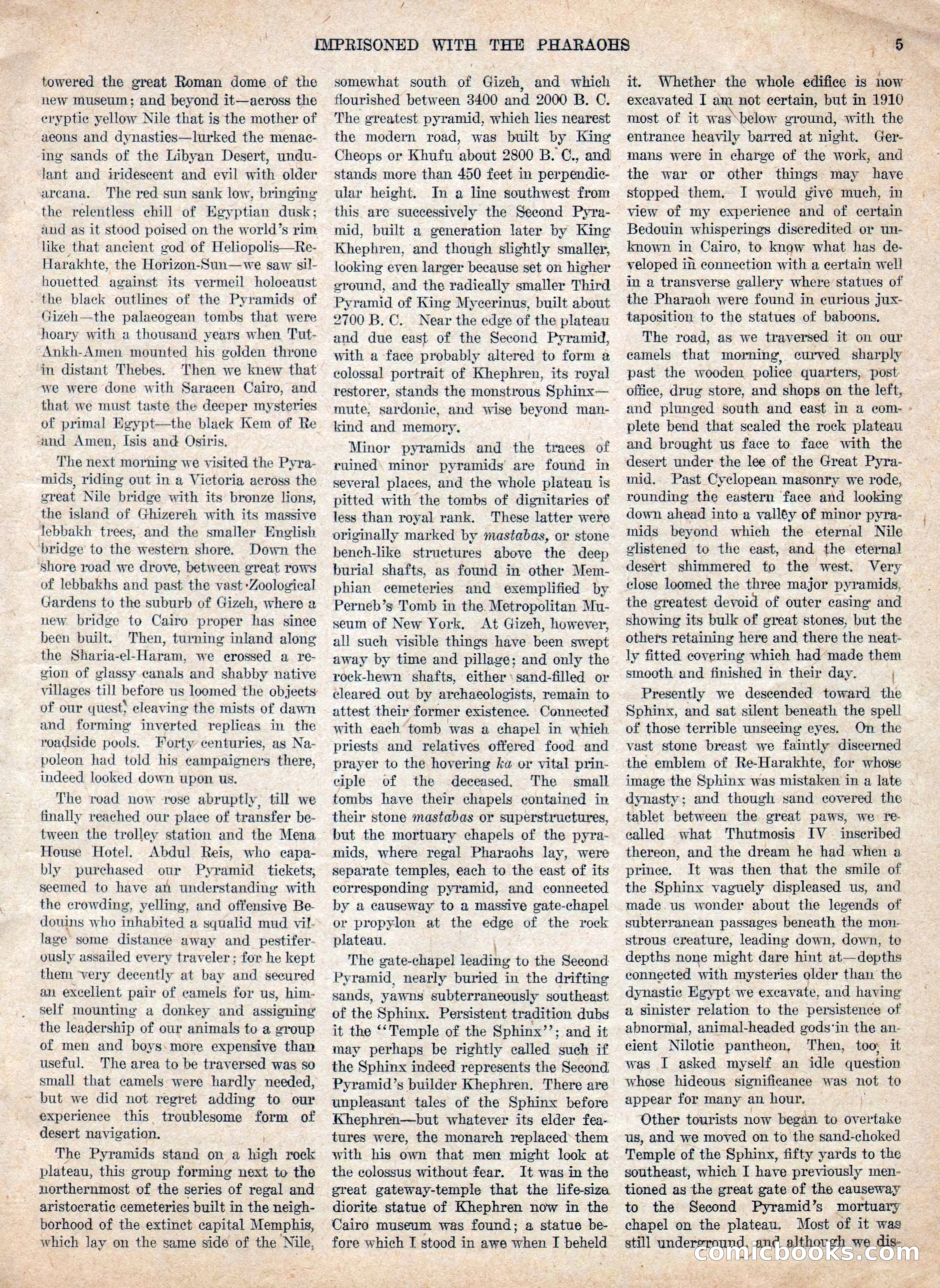 Weird Tales, Vol. IV, No. 2 — page 7 of 196