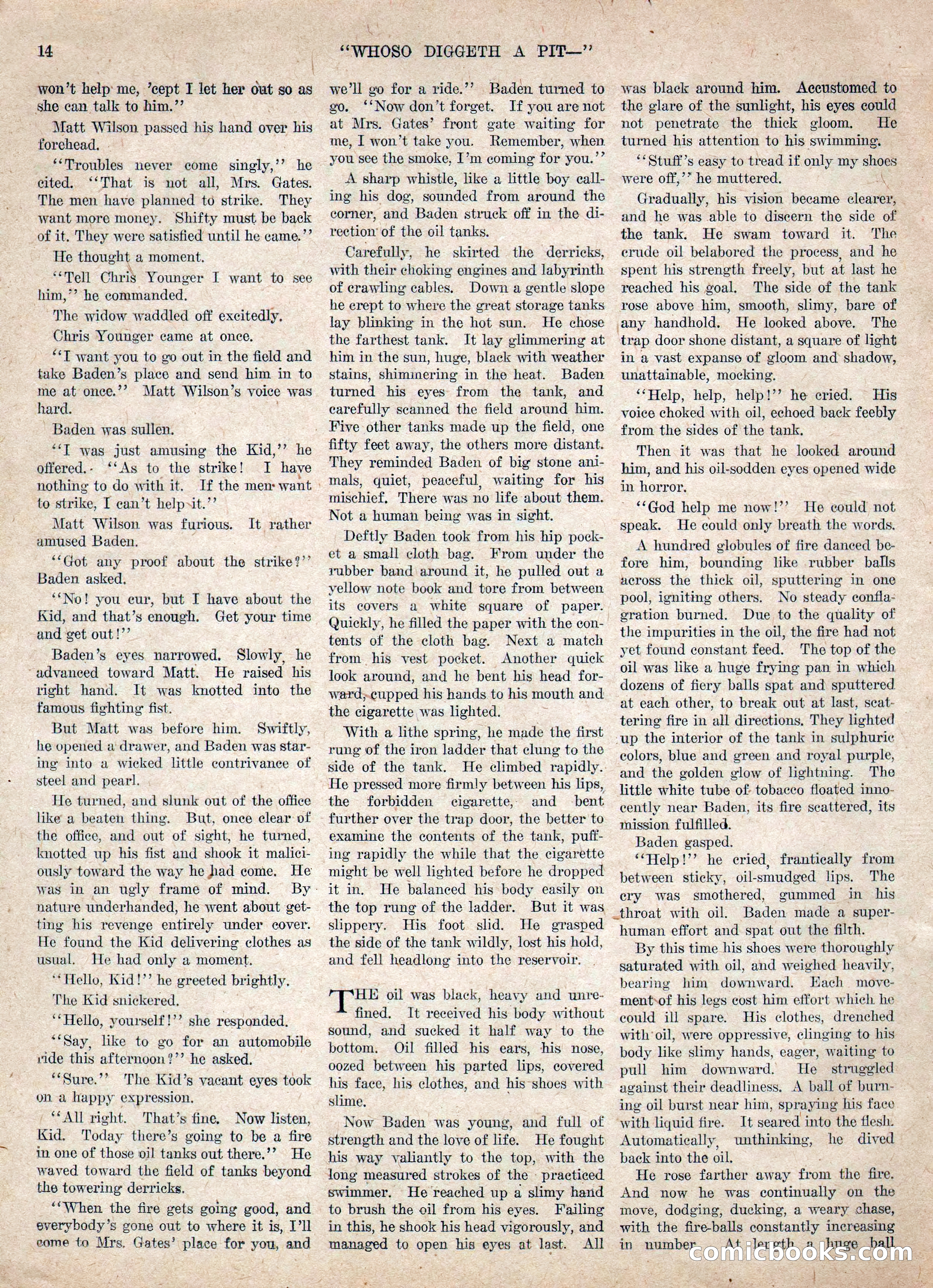 Weird Tales, Vol. IV, No. 2 — page 16 of 196