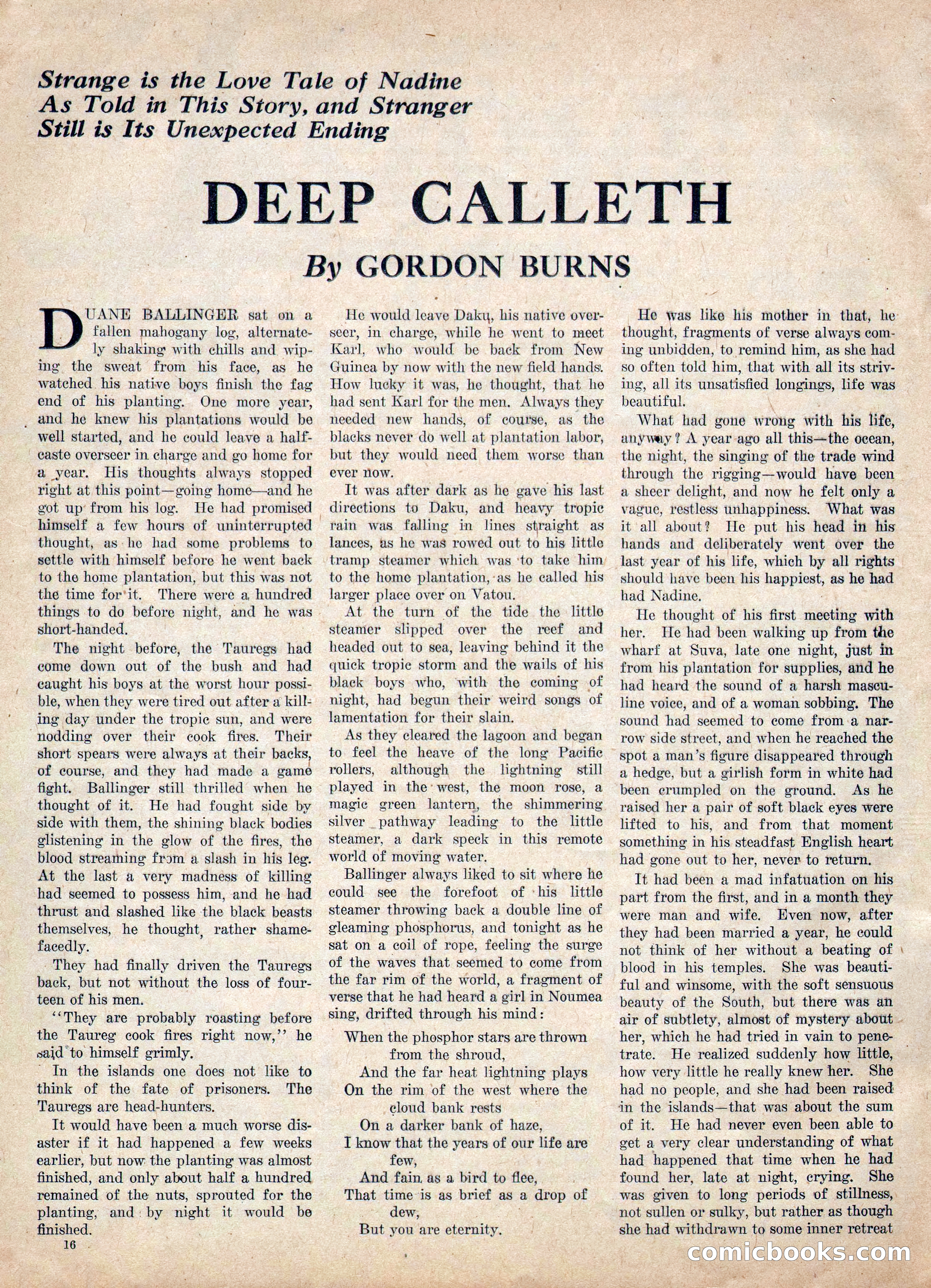 Weird Tales, Vol. IV, No. 2 — page 18 of 196