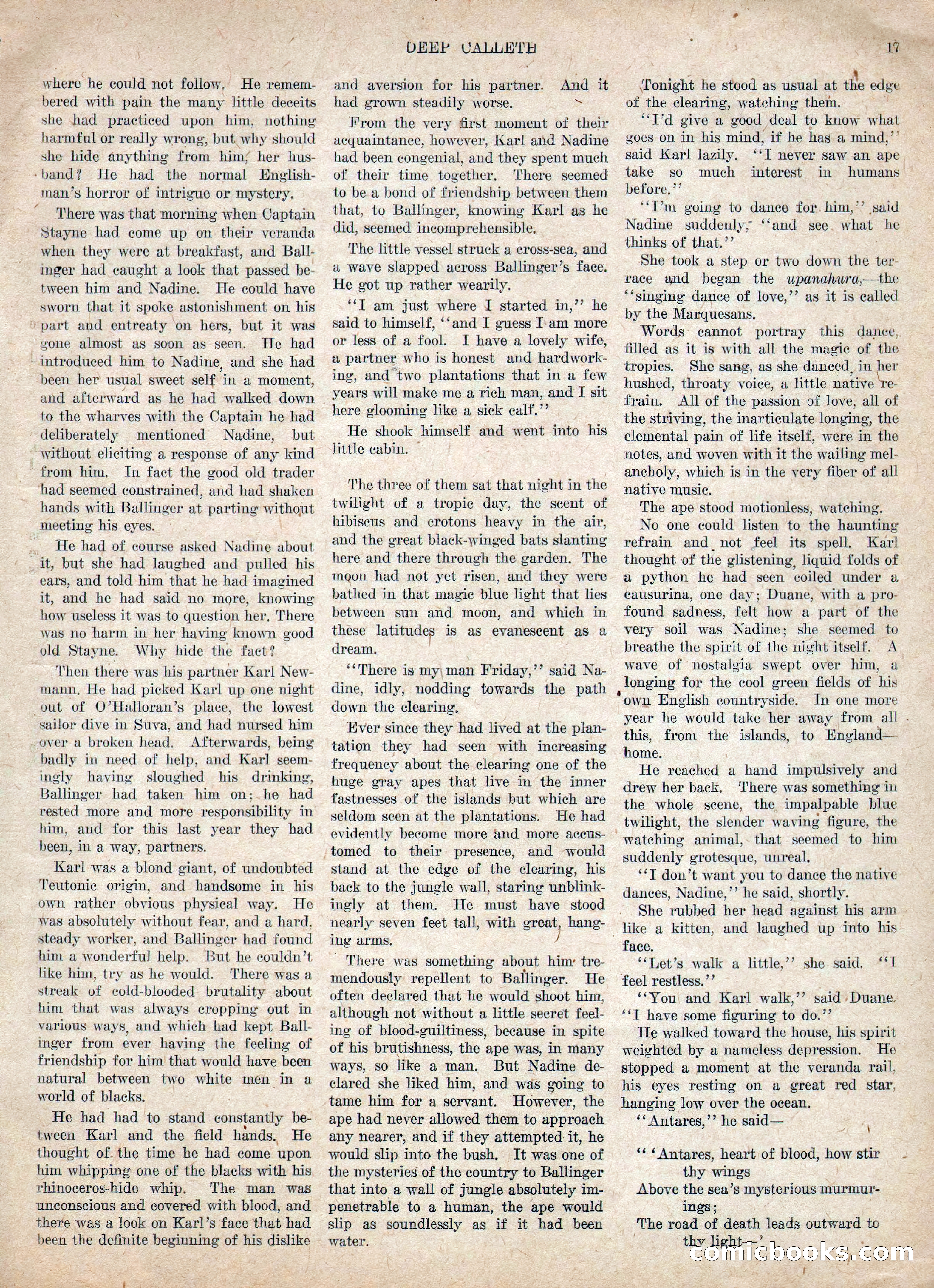 Weird Tales, Vol. IV, No. 2 — page 19 of 196