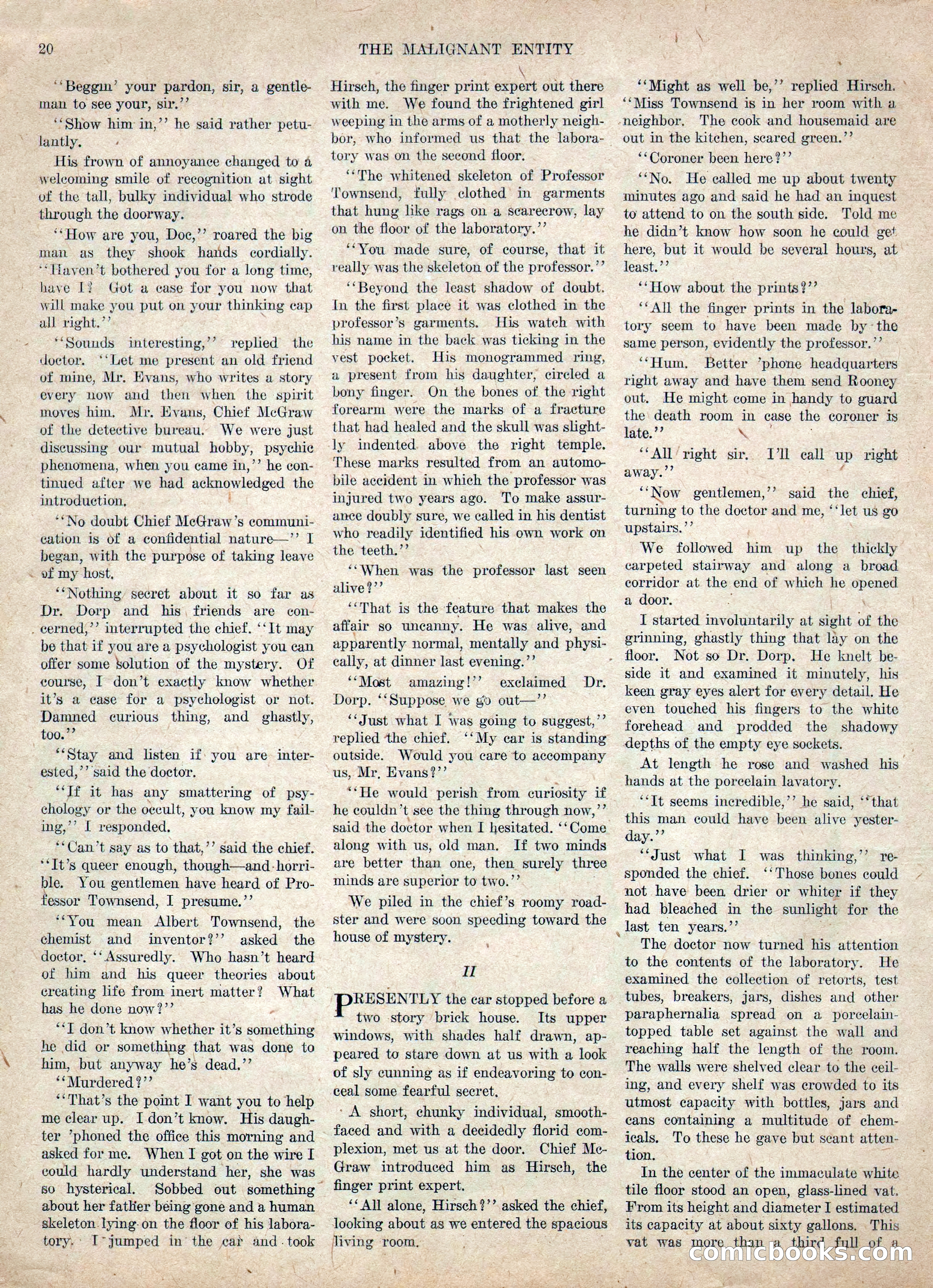 Weird Tales, Vol. IV, No. 2 — page 22 of 196